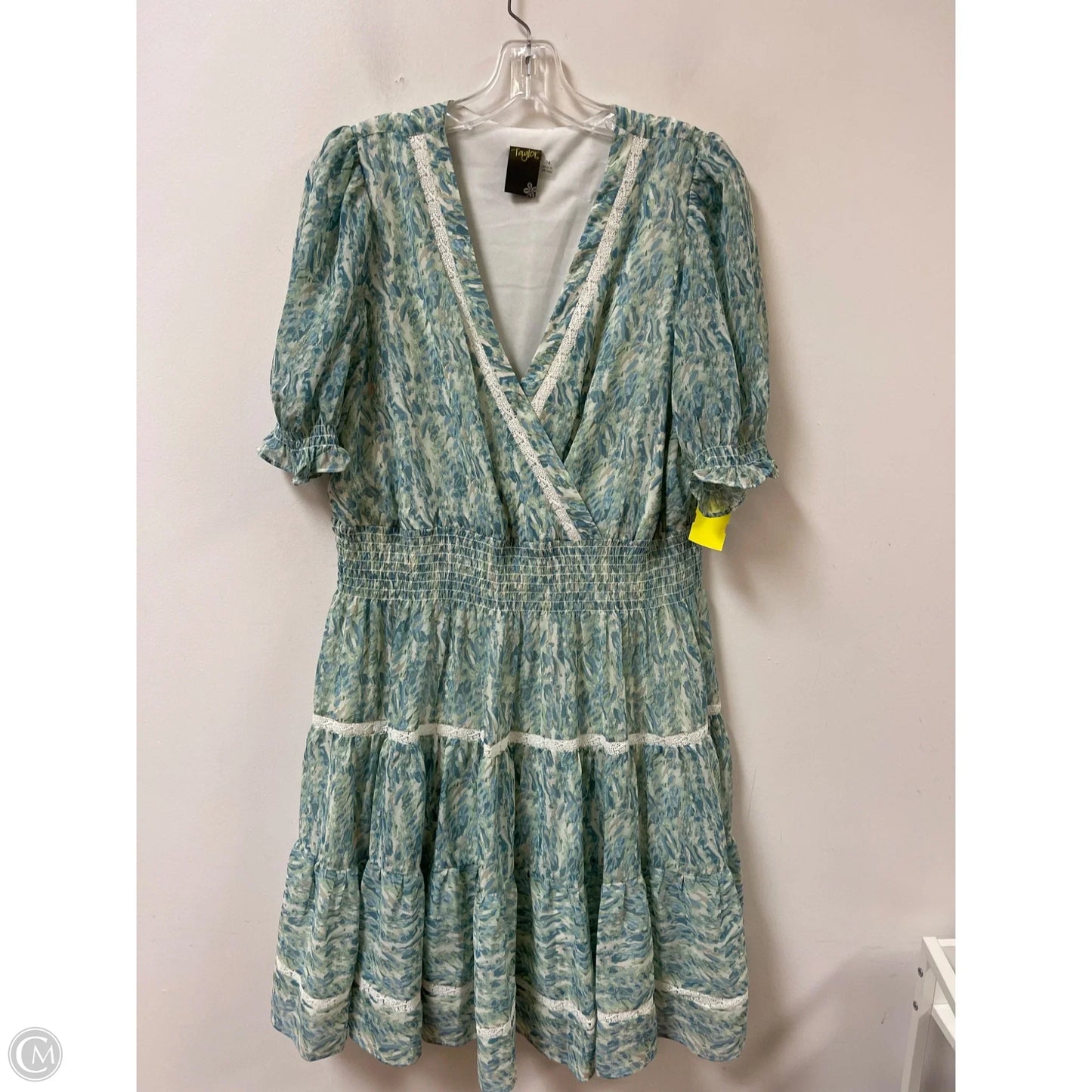 Dress Casual Short By Taylor In Green, Size: L