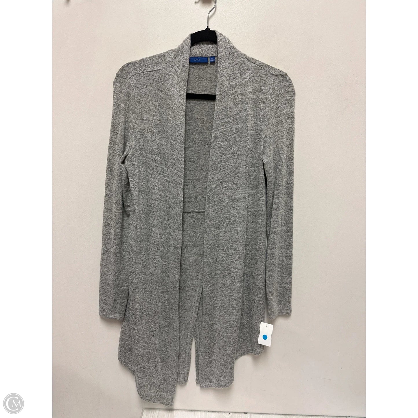 Sweater Cardigan By Apt 9 In Grey, Size: Xs