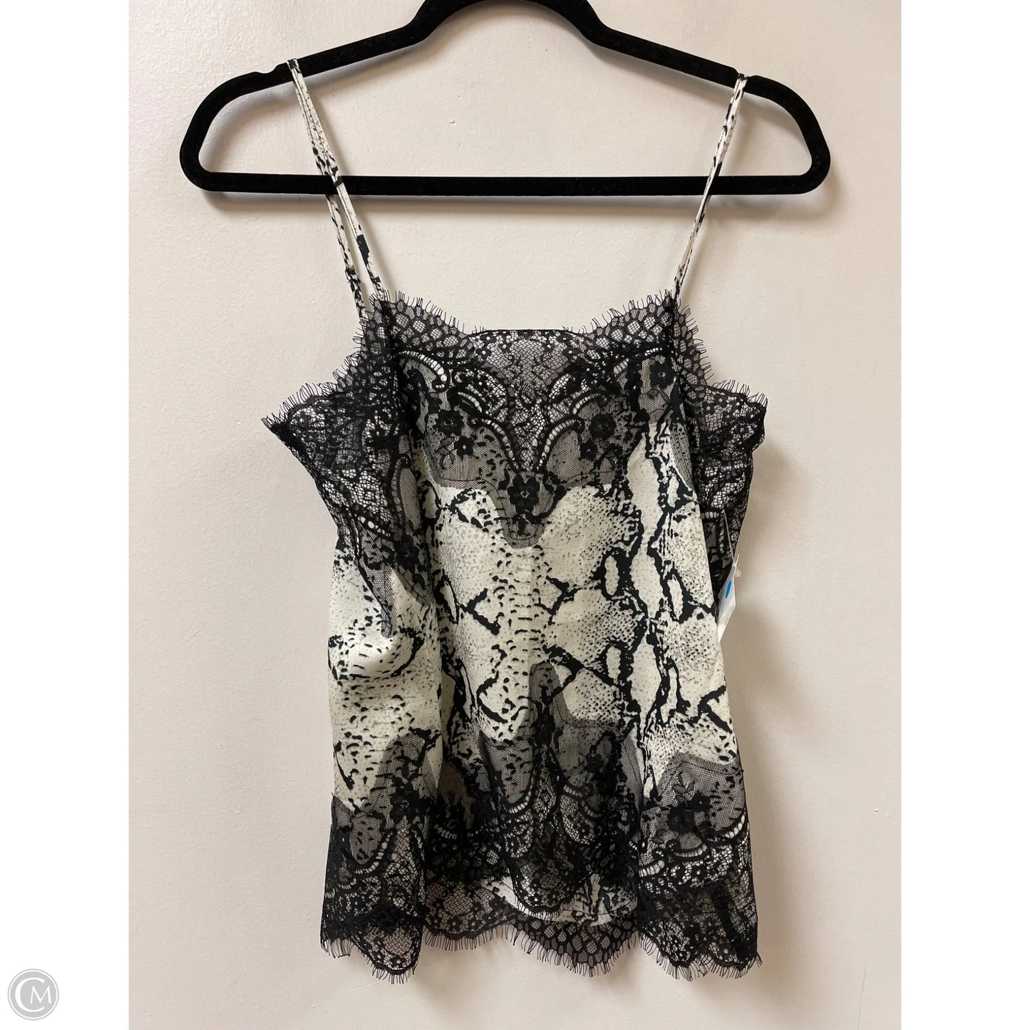 Top Sleeveless By Storia In Snakeskin Print, Size: S