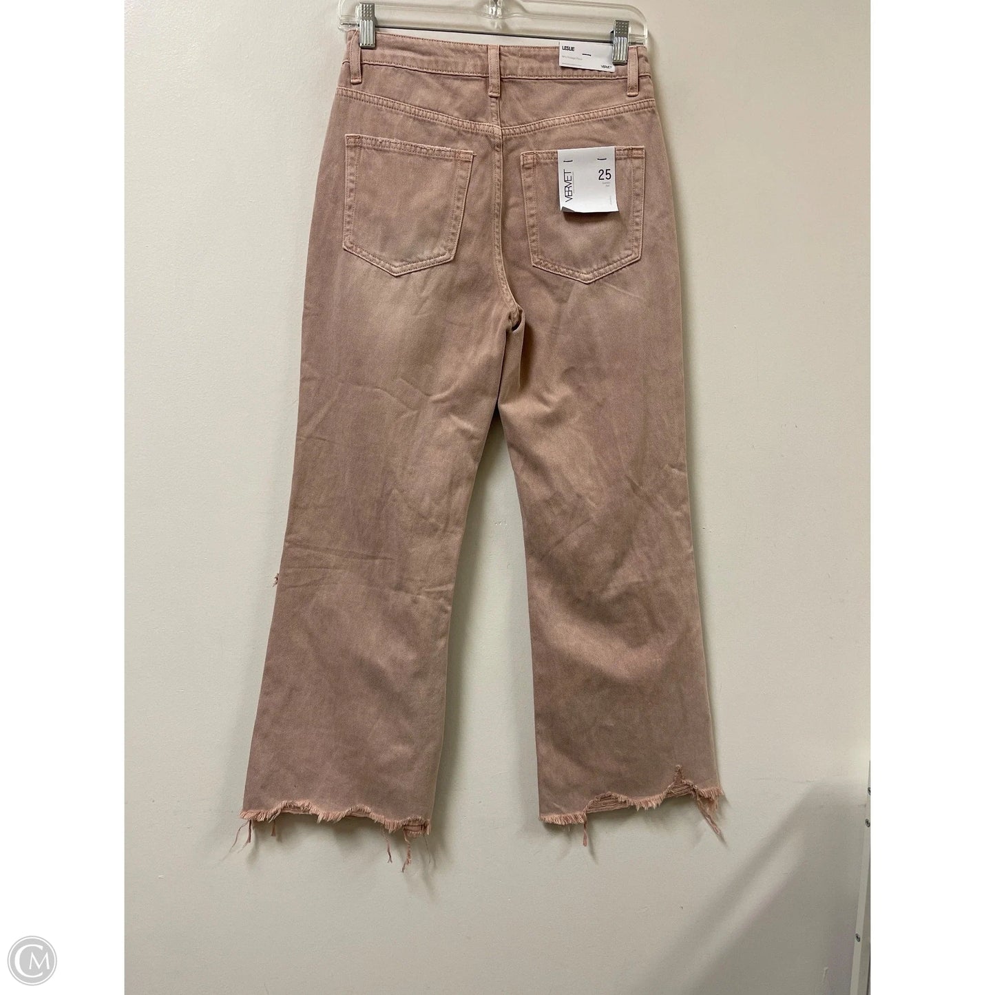Jeans Flared By Vervet In Pink, Size: 2