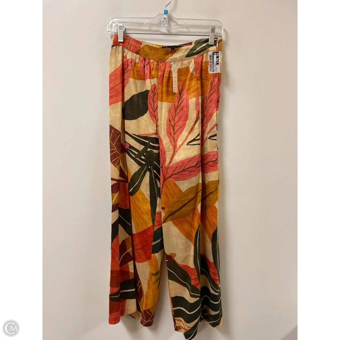 Pants Wide Leg By Anthropologie In Tropical Print, Size: 2p