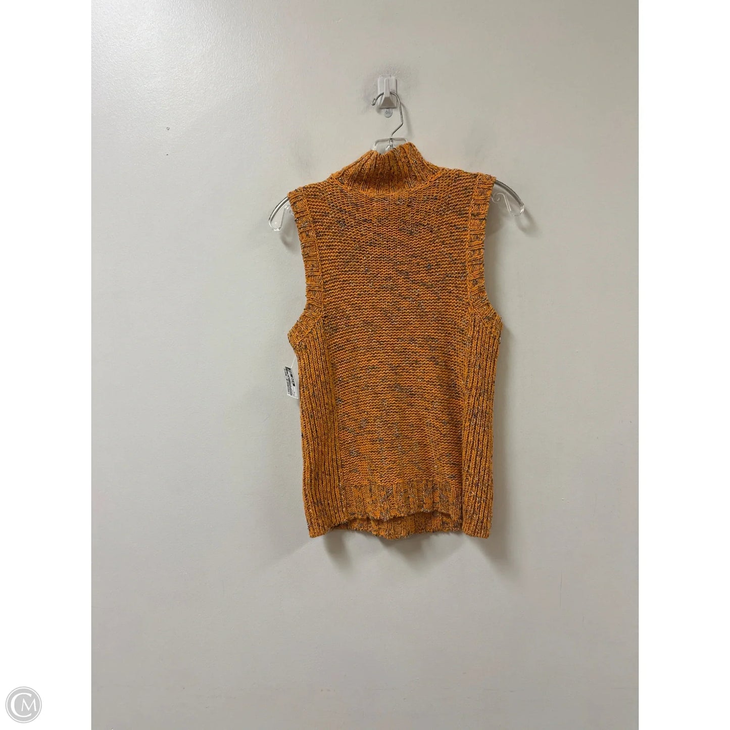 Sweater Short Sleeve By Anthropologie In Yellow, Size: M
