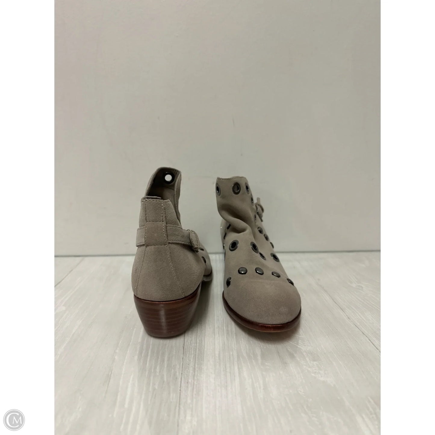 Boots Ankle Flats By Sam Edelman In Grey, Size: 8