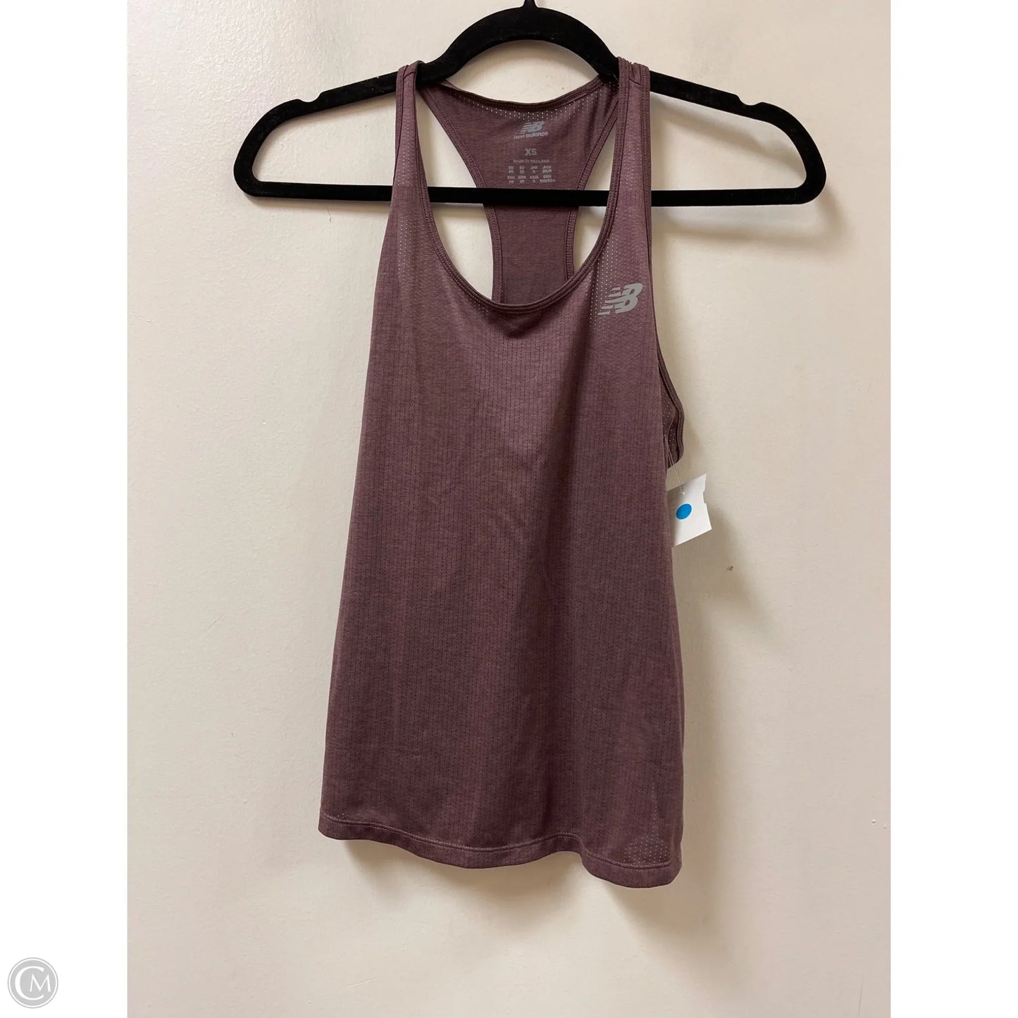 Athletic Tank Top By New Balance In Purple, Size: Xs