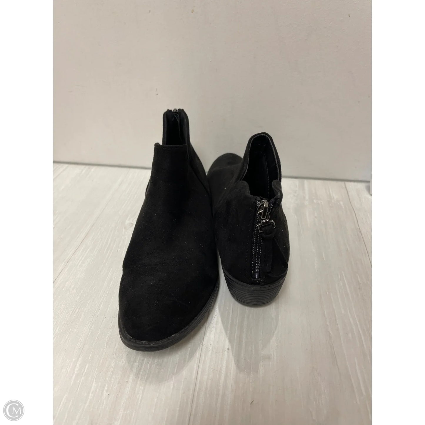 Boots Ankle Flats By Journee In Black, Size: 8.5