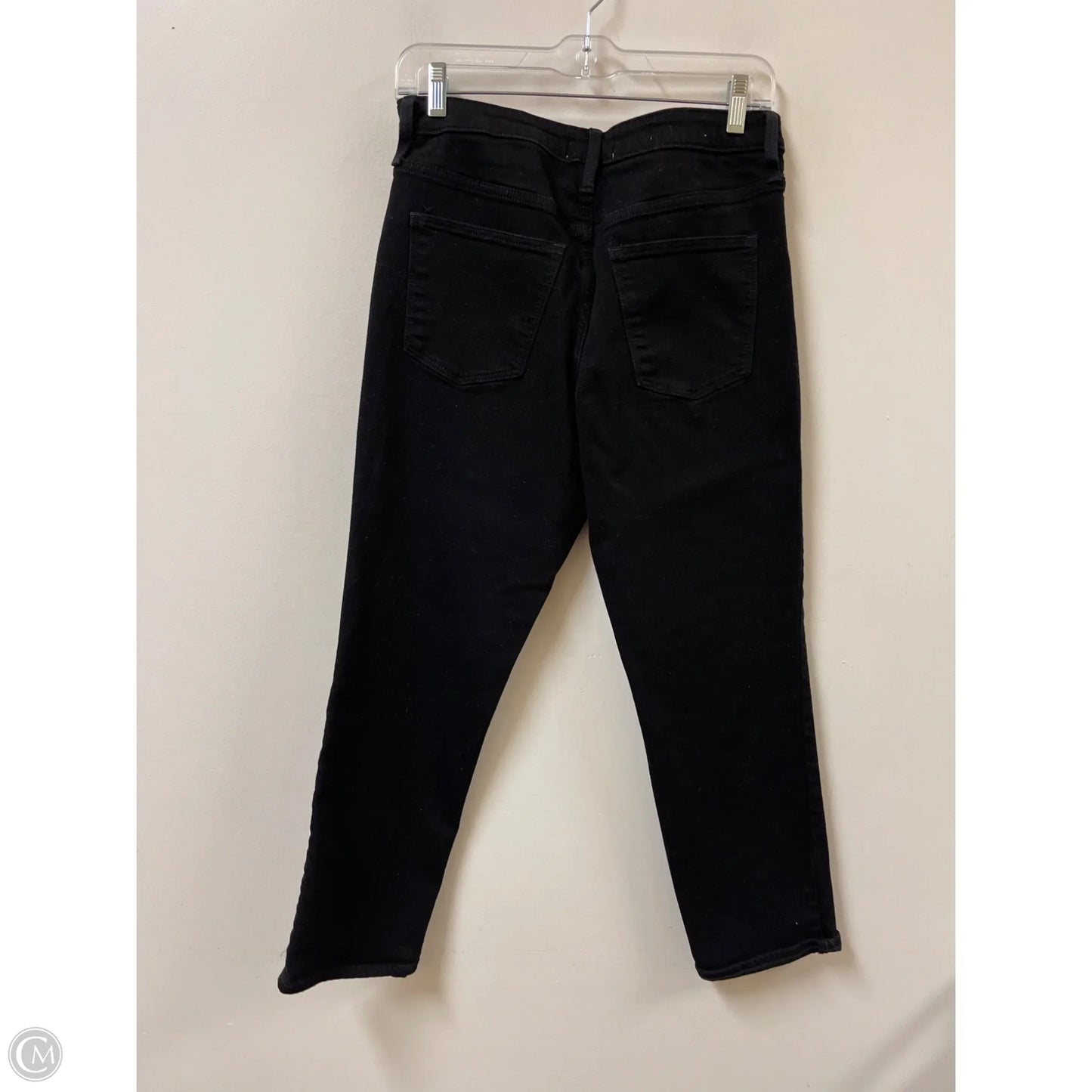 Jeans Straight By Universal Thread In Black Denim, Size: 6