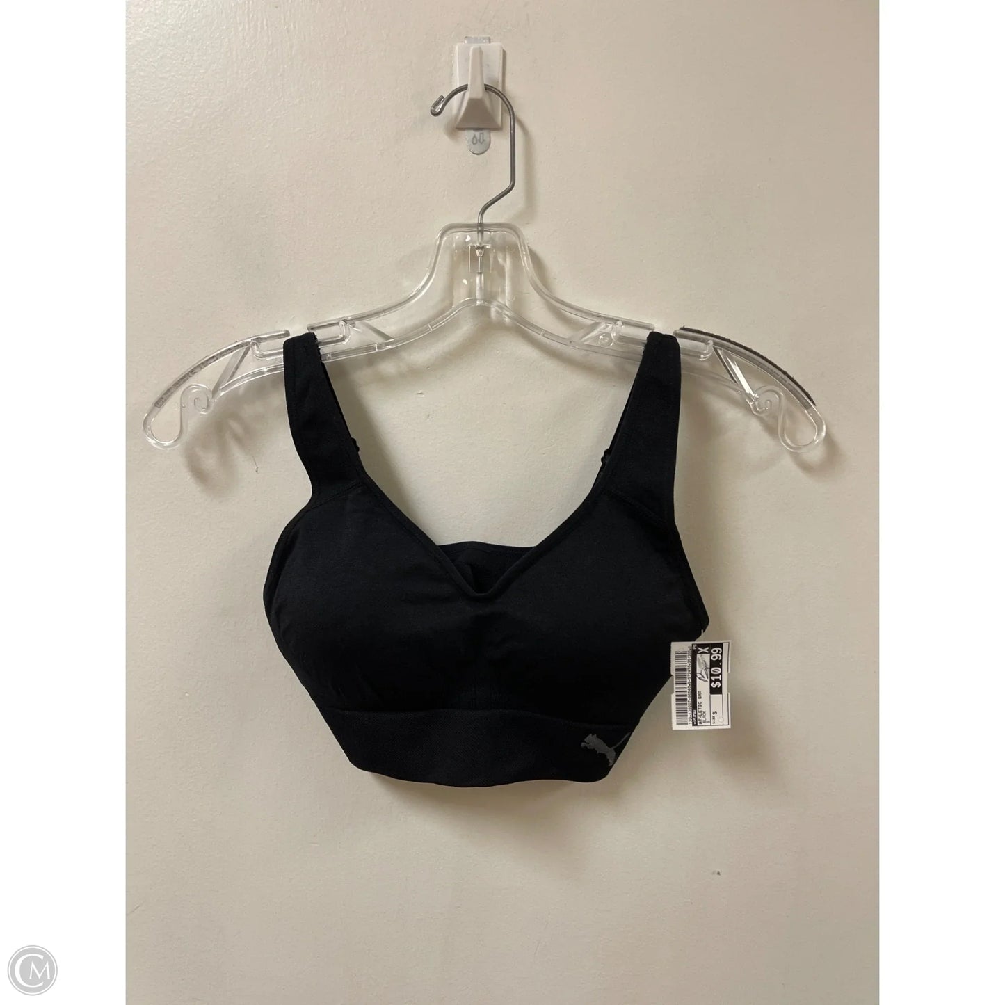 Athletic Bra By Puma In Black, Size: S