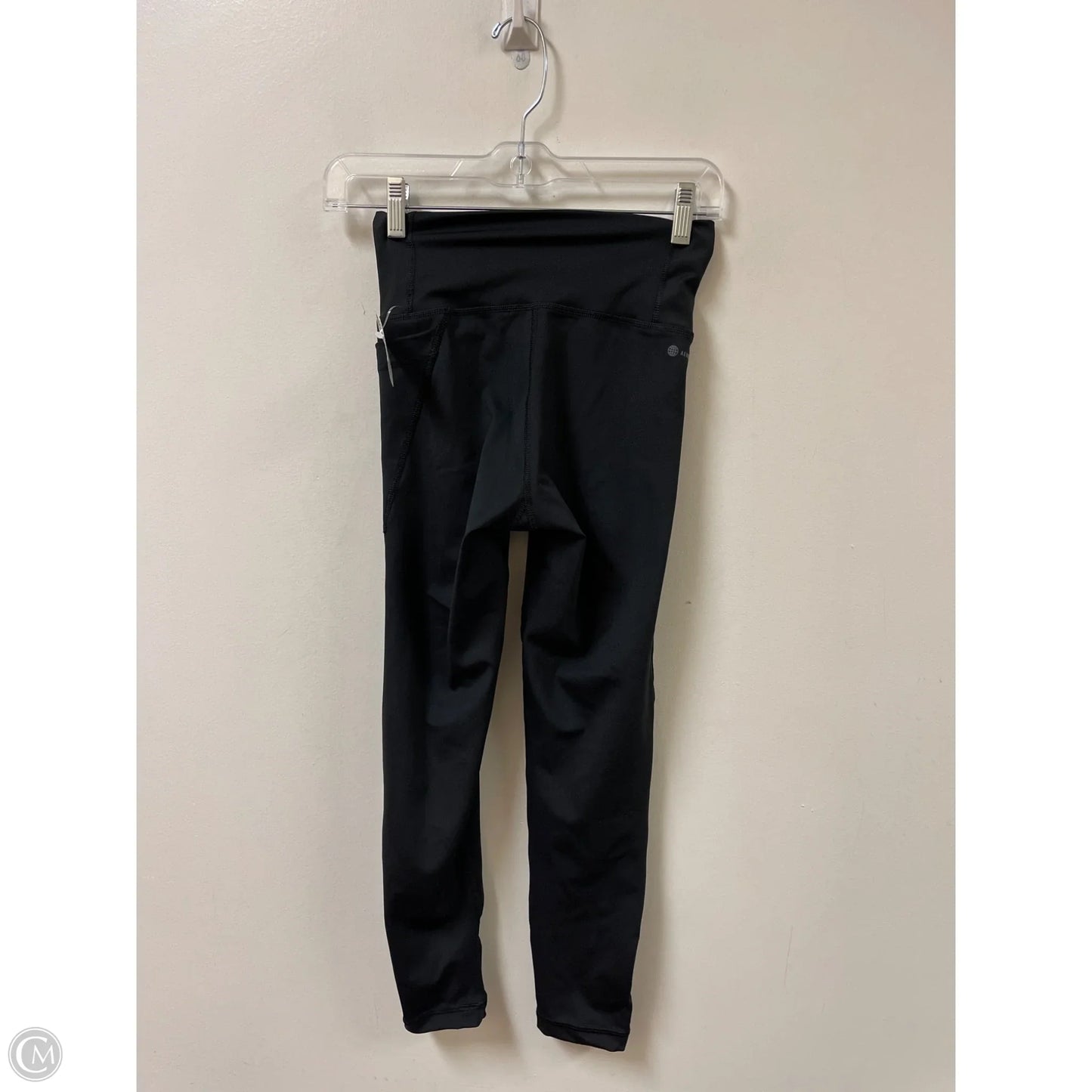 Athletic Leggings By Adidas In Black, Size: S