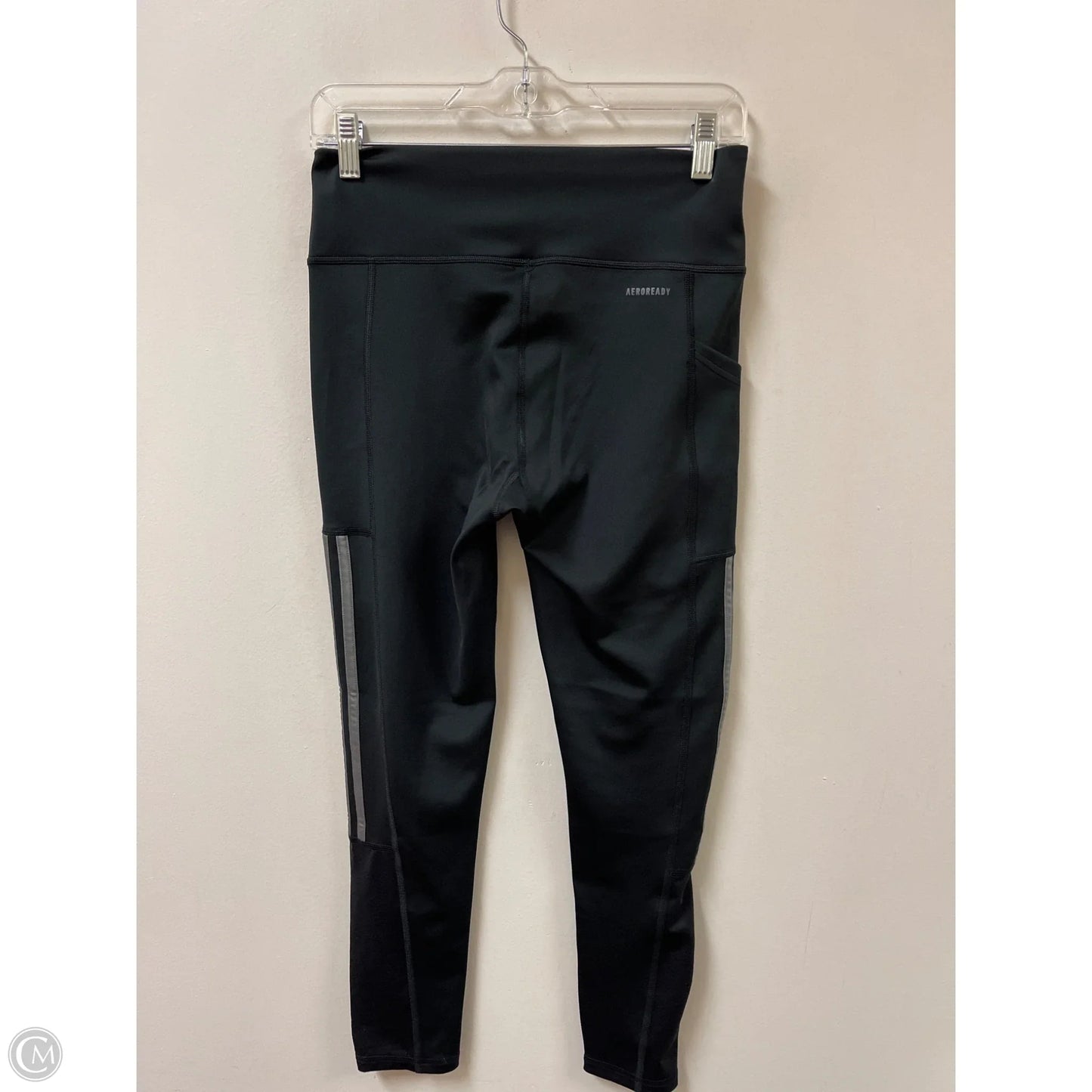 Athletic Leggings By Adidas In Black, Size: M