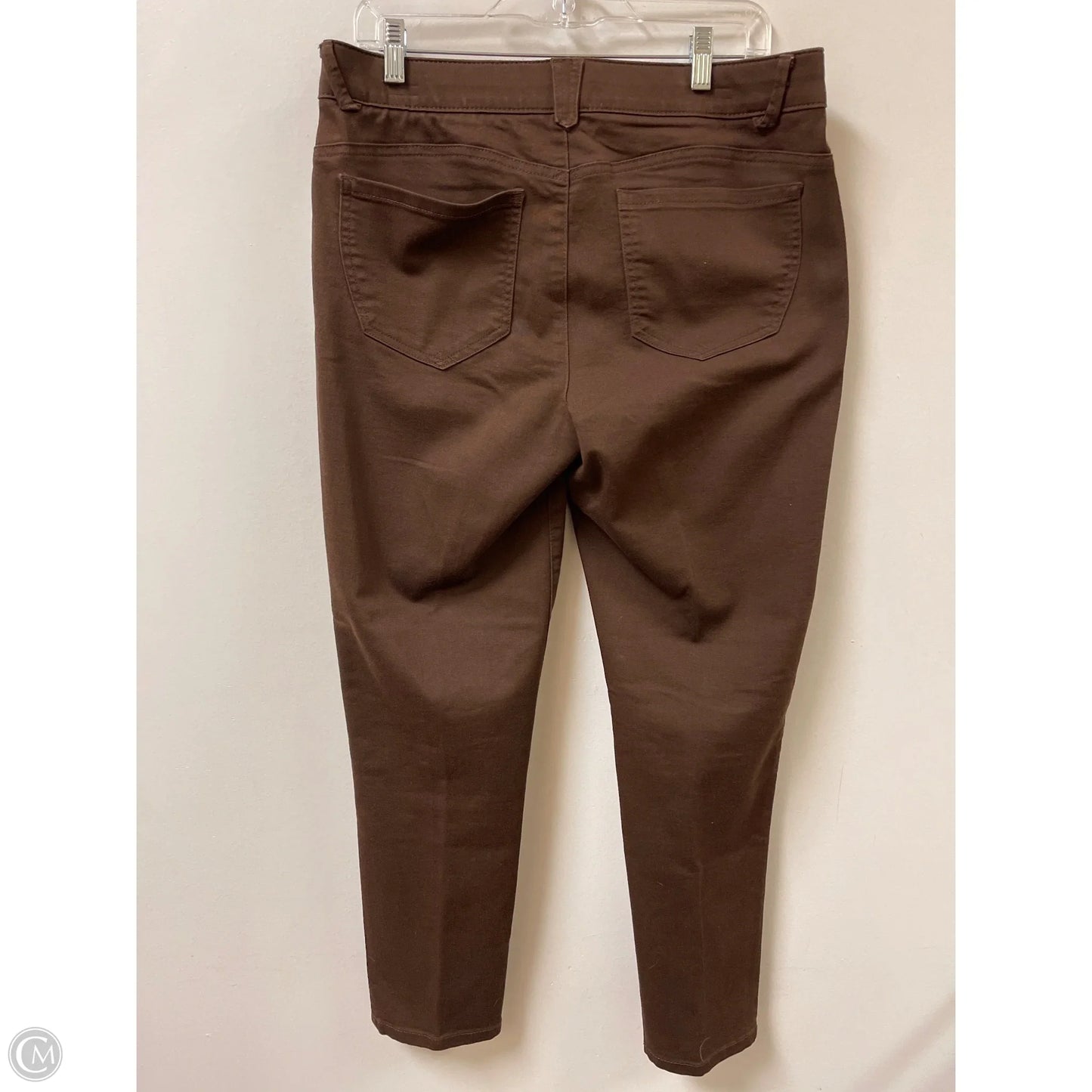 Jeans Skinny By Democracy In Brown Denim, Size: 12