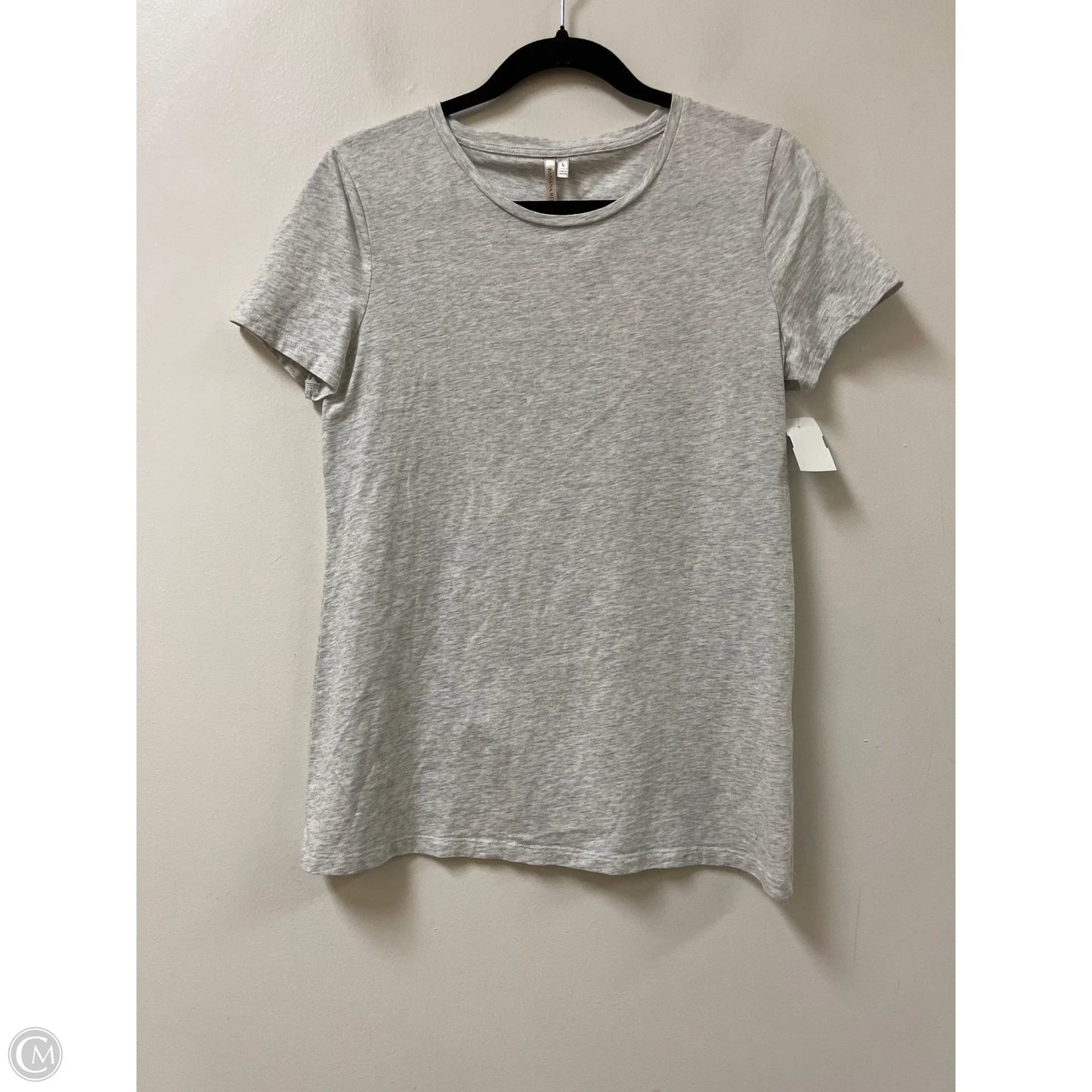 Top Short Sleeve By Banana Republic In Grey, Size: S