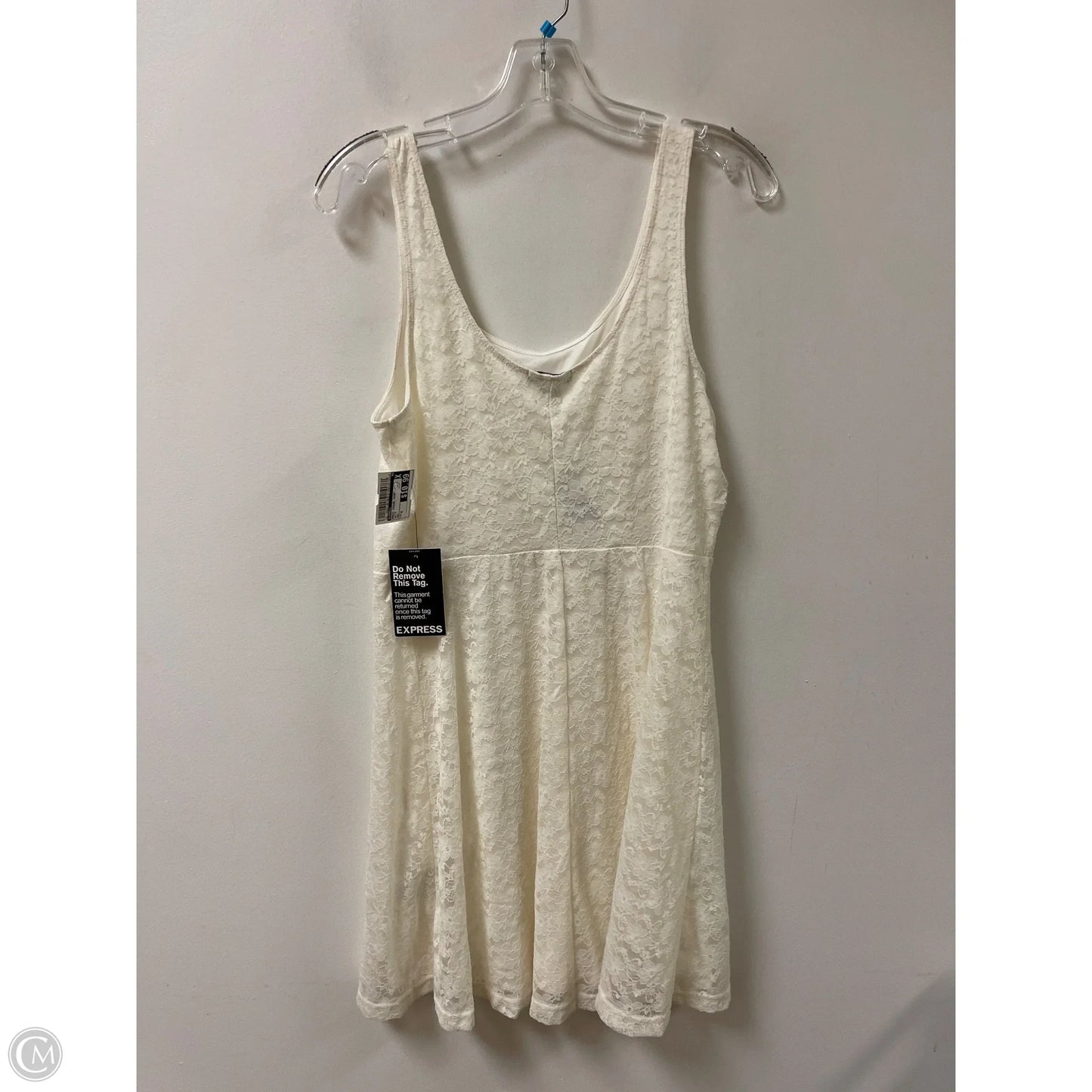 Dress Casual Short By Express In White, Size: M
