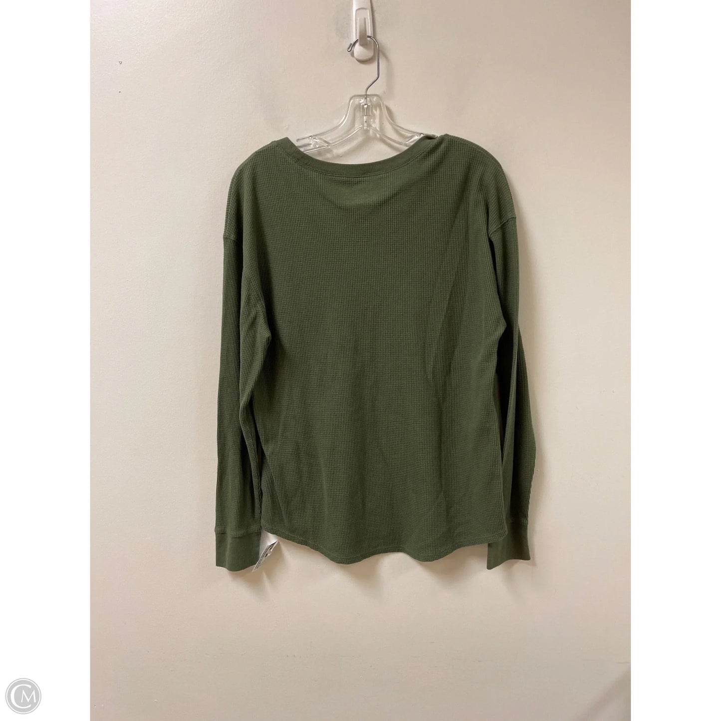 Top Long Sleeve By Time And Tru In Green, Size: Xl