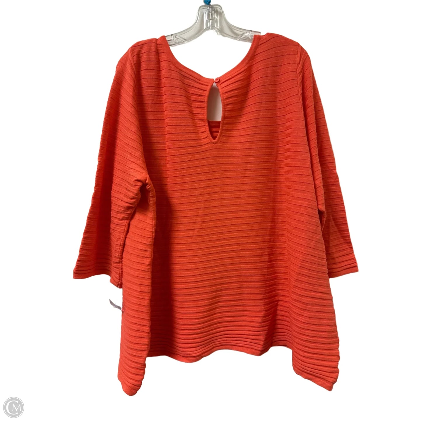 Sweater By Lane Bryant In Orange, Size: 3x
