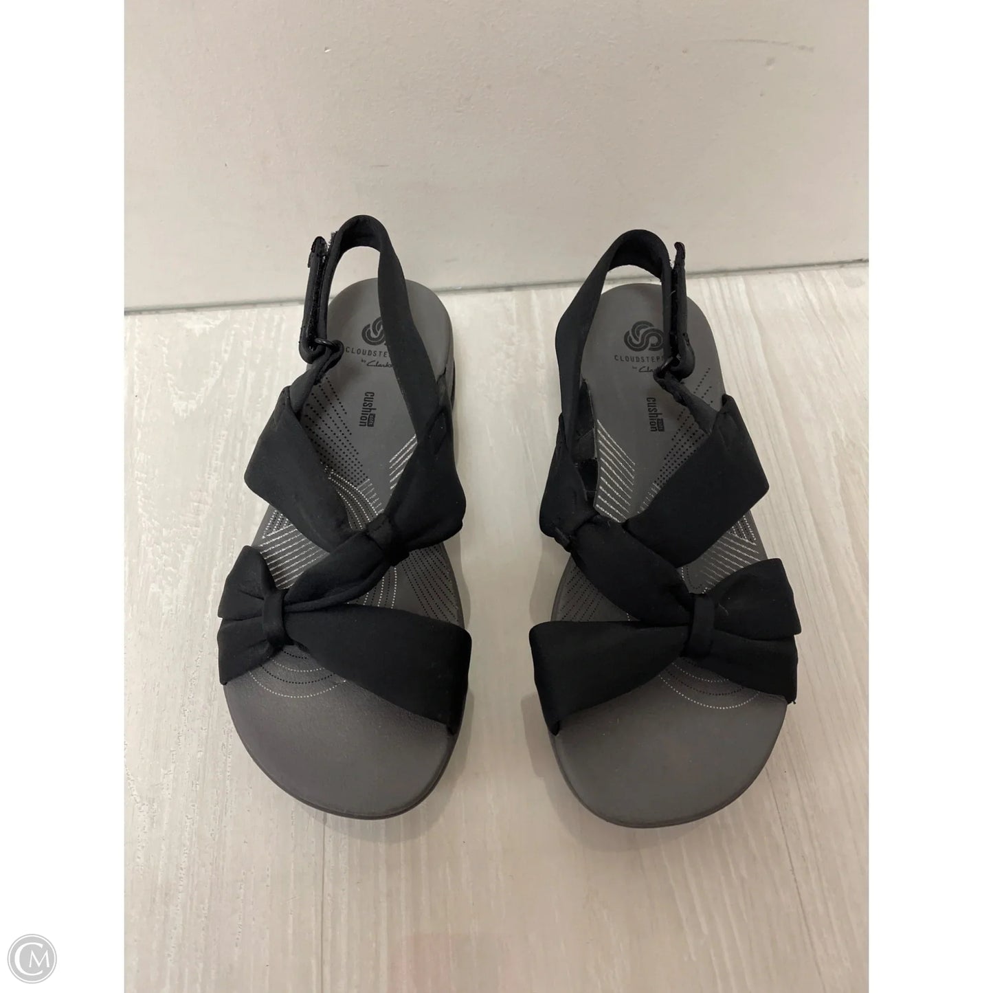 Sandals Flats By Clarks In Black, Size: 7