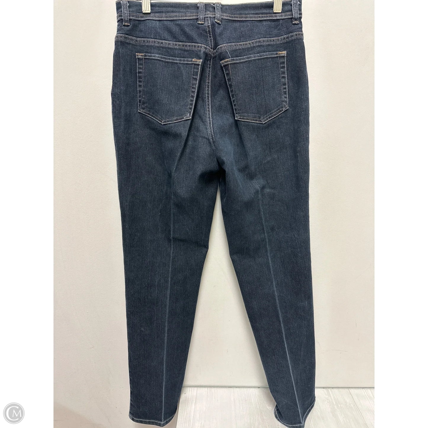 Jeans Straight By Gloria Vanderbilt In Blue Denim, Size: 8