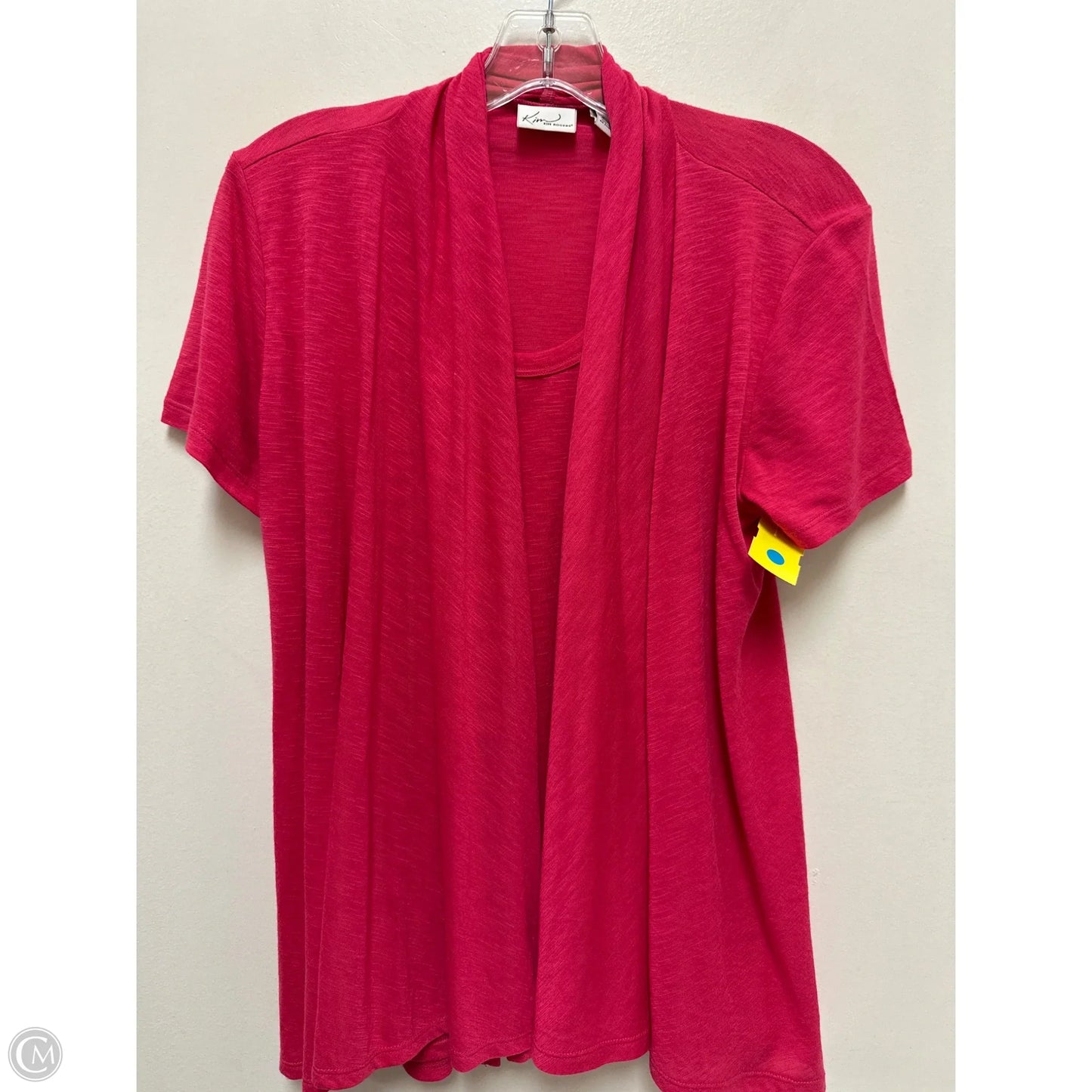 Top Short Sleeve By Kim Rogers In Pink, Size: S