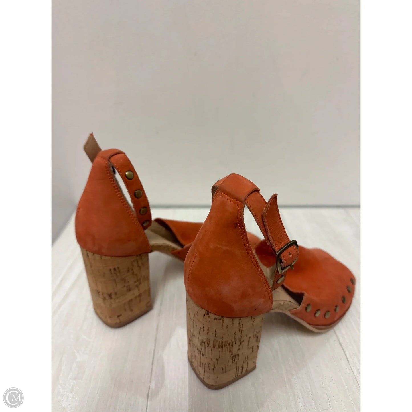 Shoes Heels Block By Chinese Laundry In Orange, Size: 7