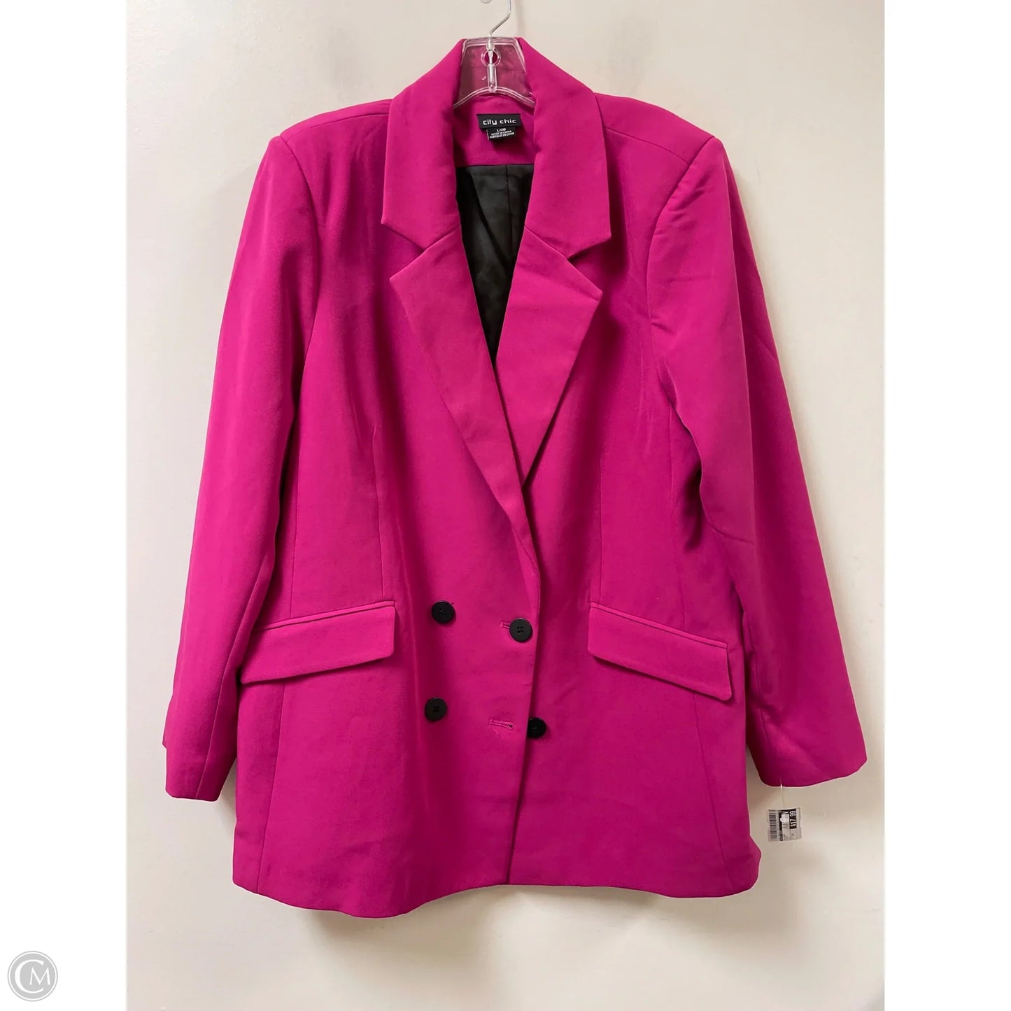 Blazer By City Chic In Pink, Size: 2x