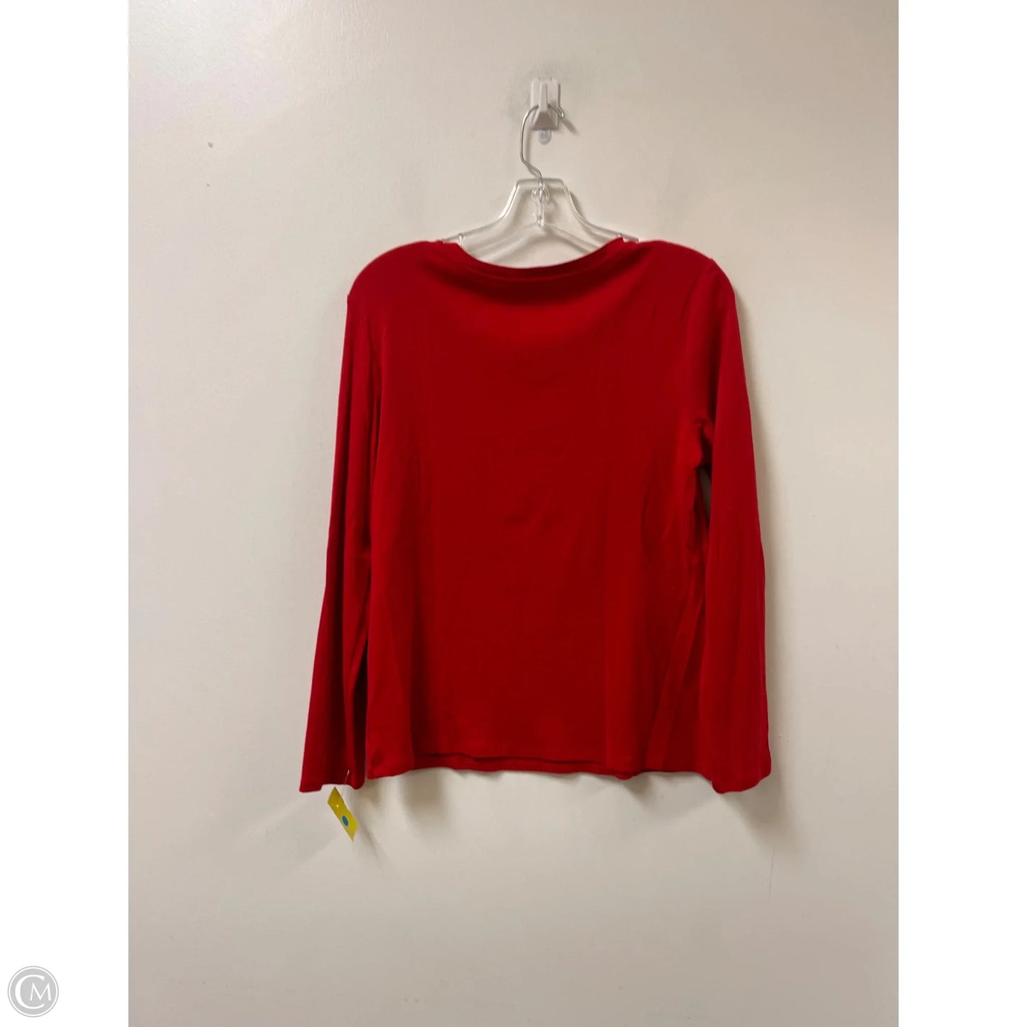 Top Short Sleeve By Ana In Red, Size: L