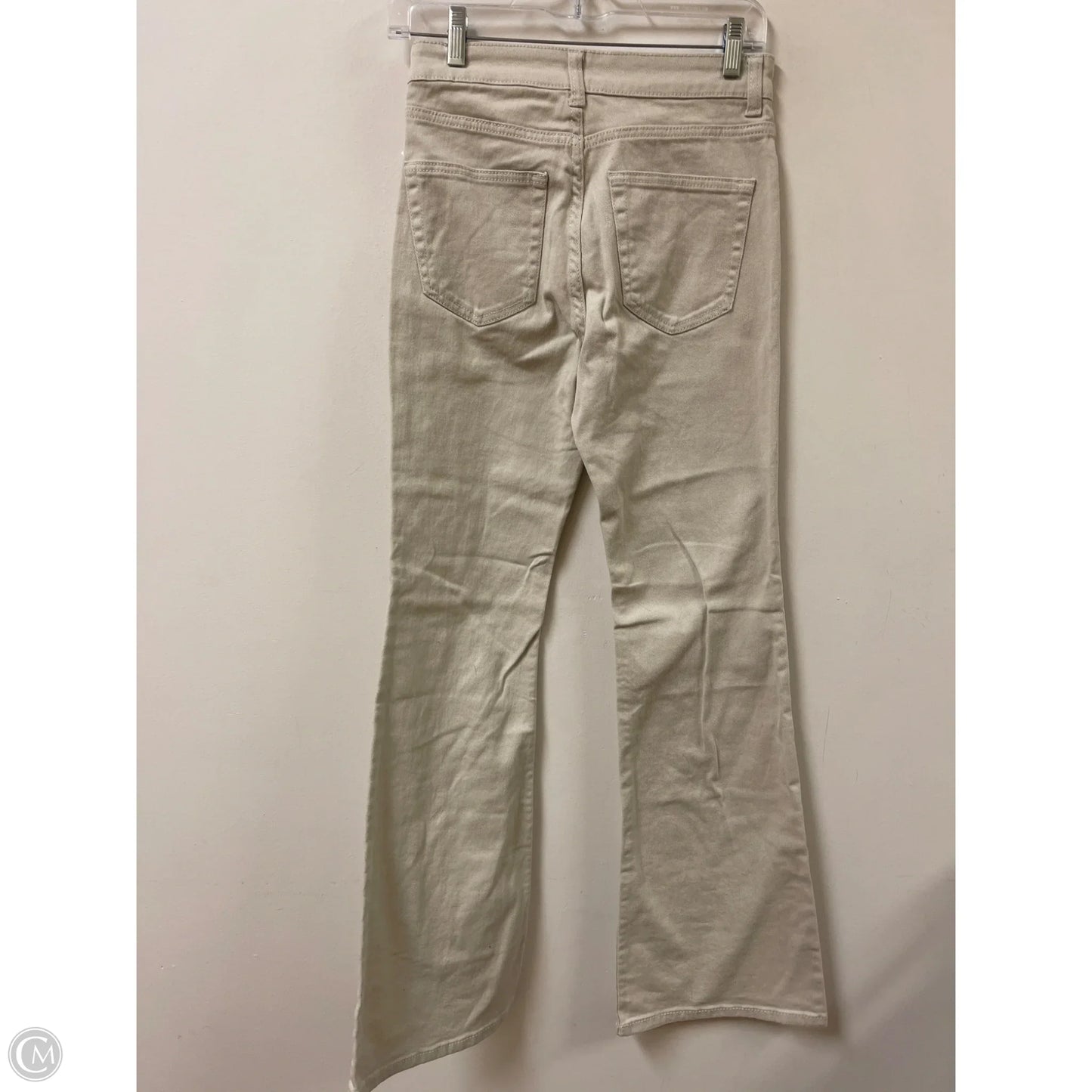 Jeans Flared By Divided In Cream, Size: 4