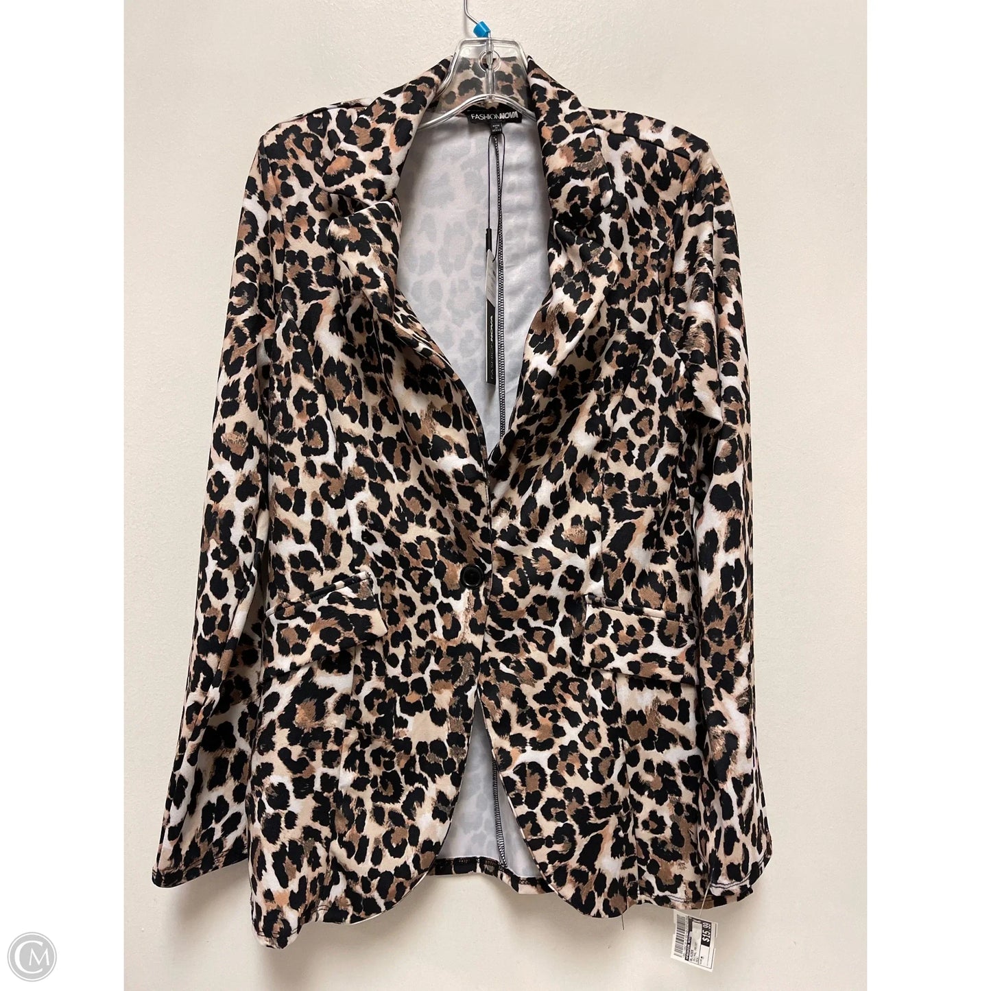 Blazer By Fashion Nova In Animal Print, Size: M