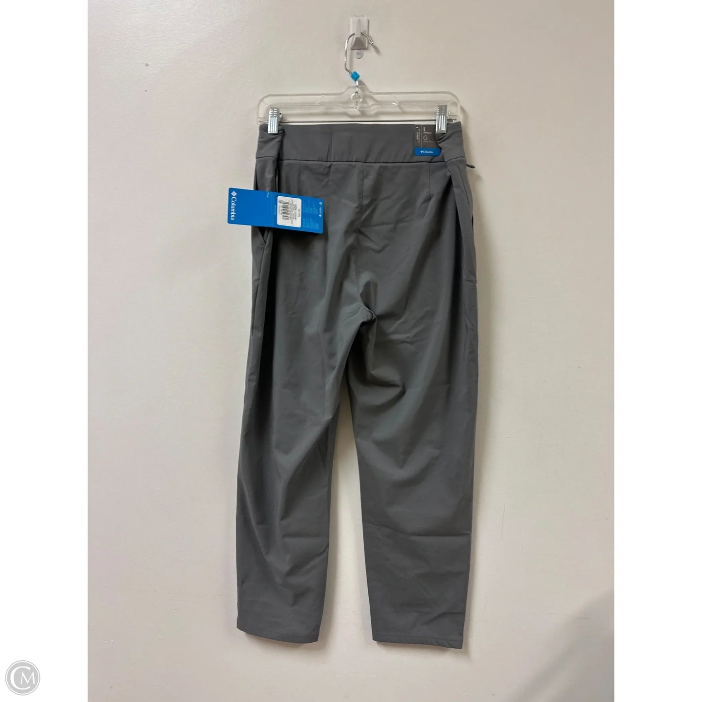 Athletic Pants By Columbia In Grey, Size: L