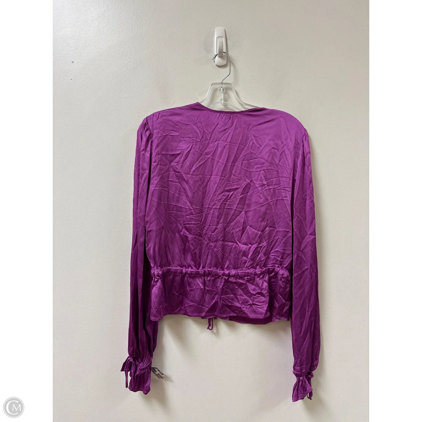 Top Long Sleeve By Clothes Mentor In Purple, Size: L