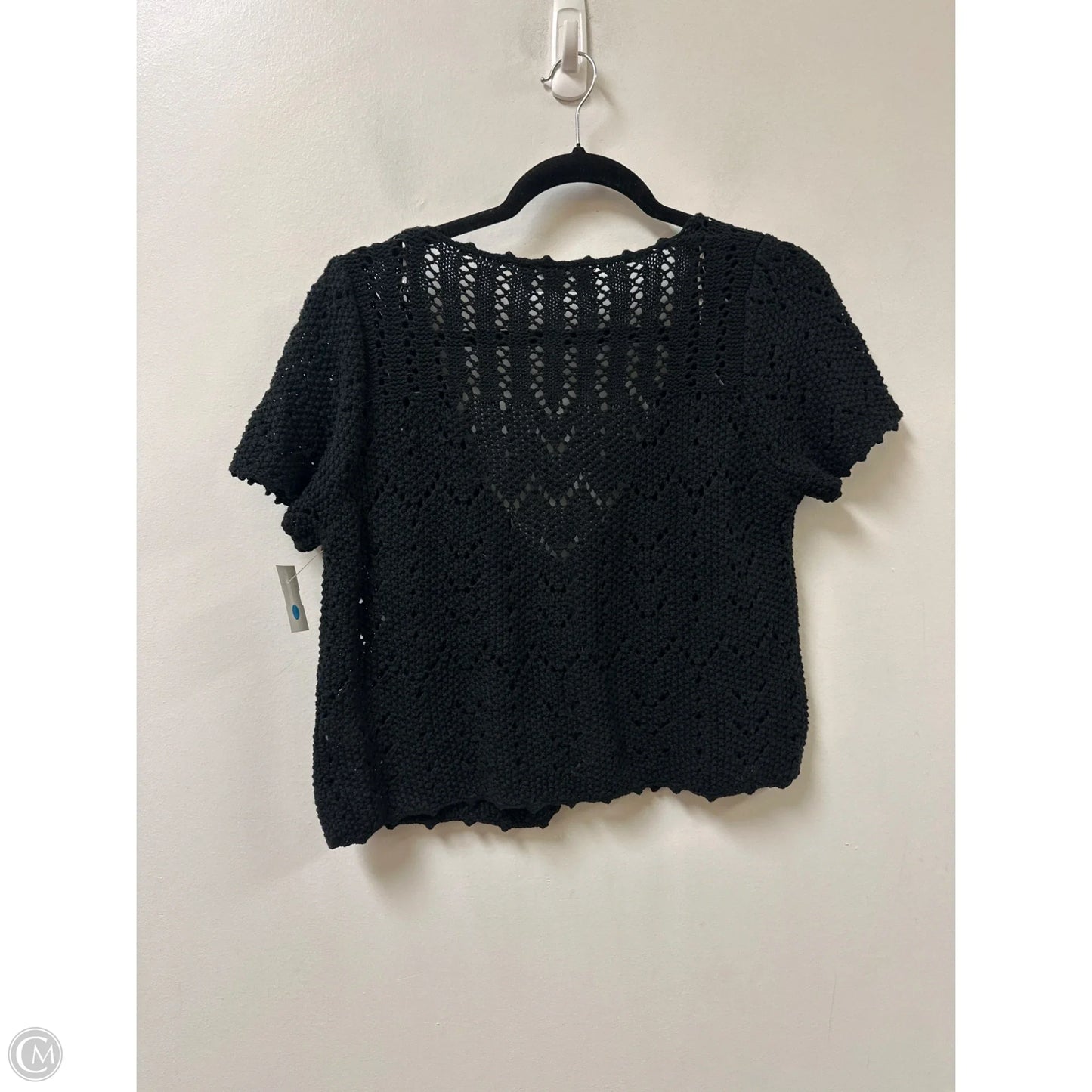 Cardigan By Double Zero In Black, Size: L