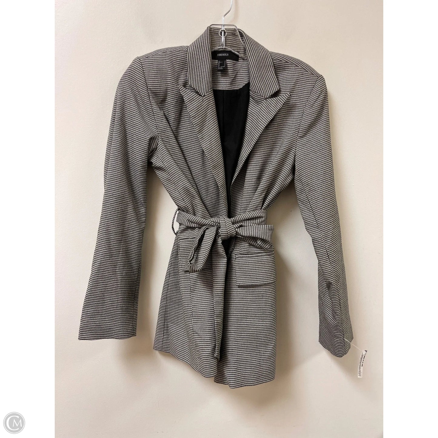 Blazer By Forever 21 In Black & White, Size: S