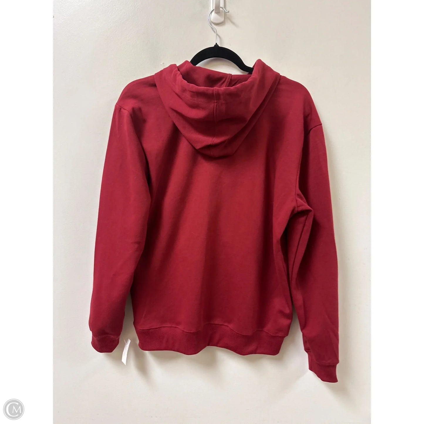 Sweatshirt Hoodie By Clothes Mentor In Red, Size: M