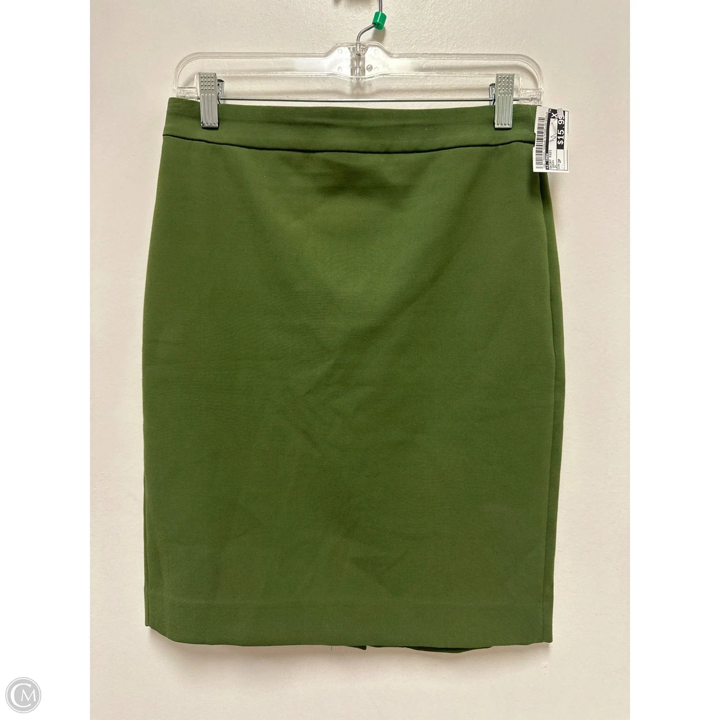 Skirt Midi By J. Crew In Green, Size: 2p