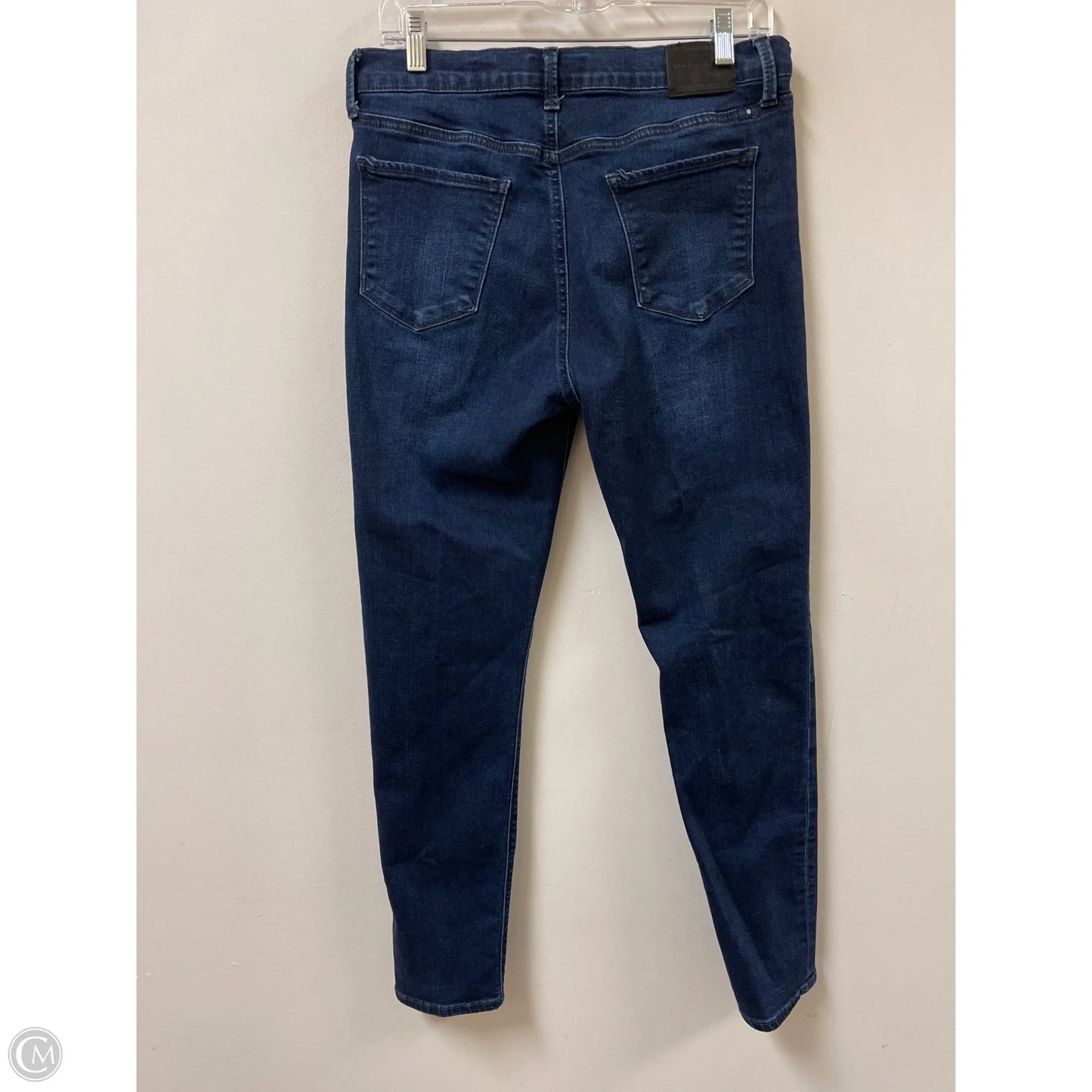 Jeans Straight By Lucky Brand In Blue Denim, Size: 10
