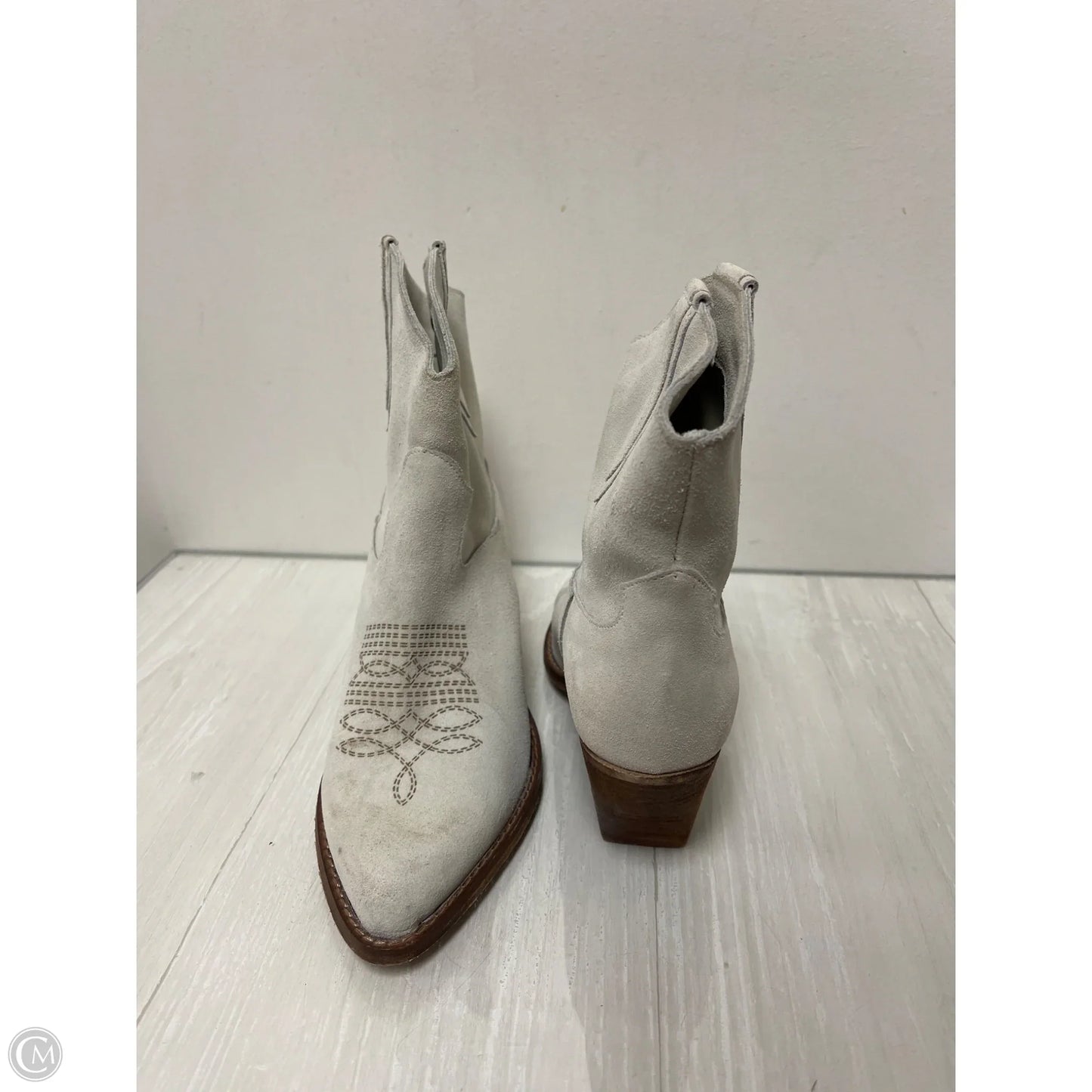 Boots Western By Cma In Grey, Size: 6.5