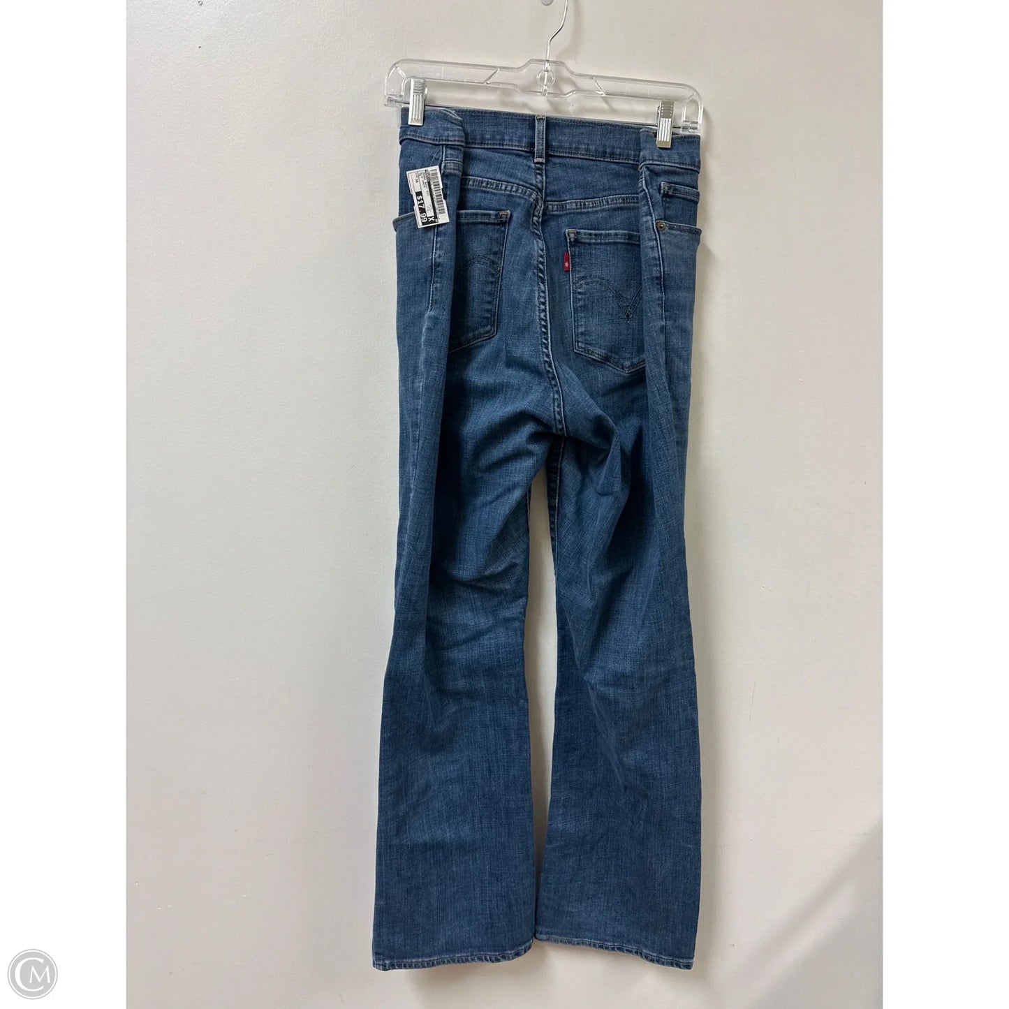 Jeans Boot Cut By Levis In Blue Denim, Size: 16