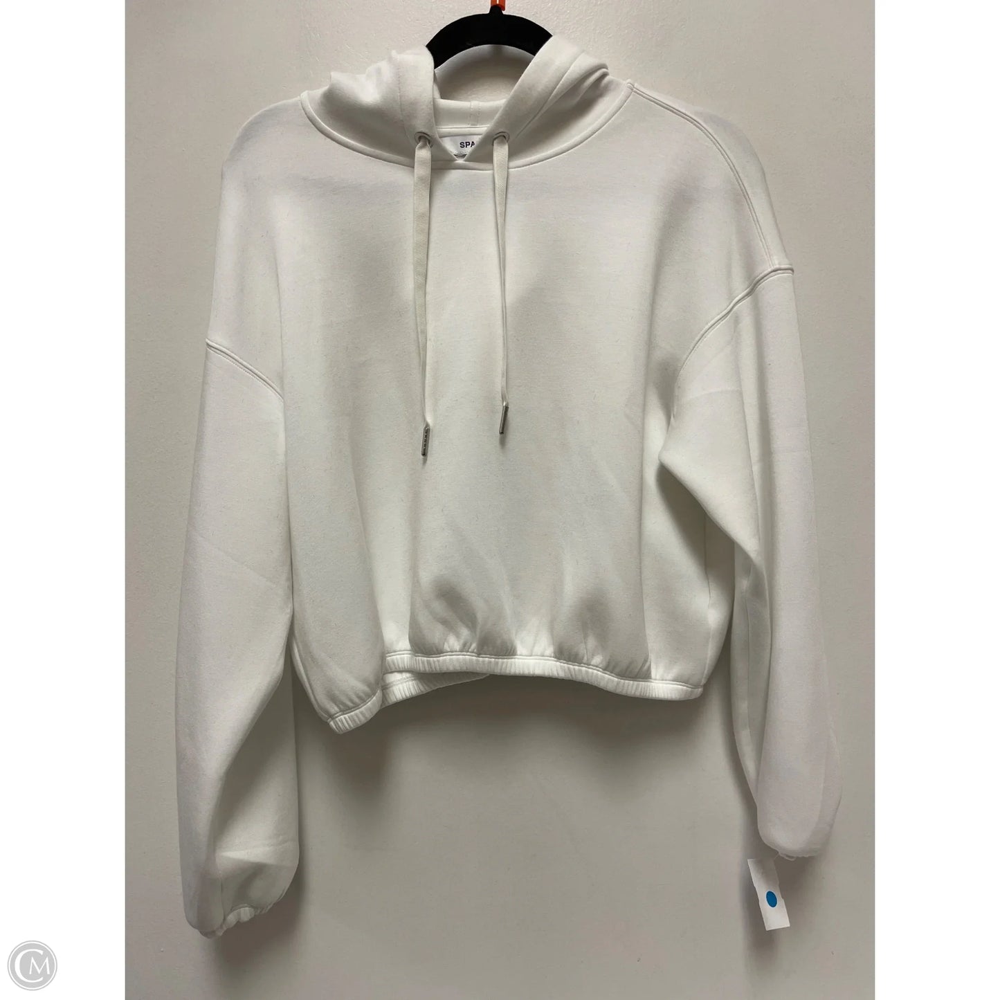 Sweatshirt Hoodie By Spanx In White, Size: S