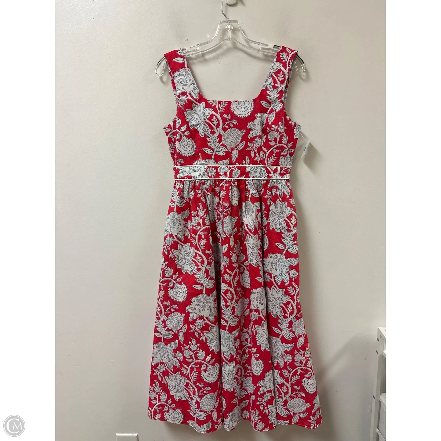 Dress Casual Maxi By Entro In Red & White, Size: M