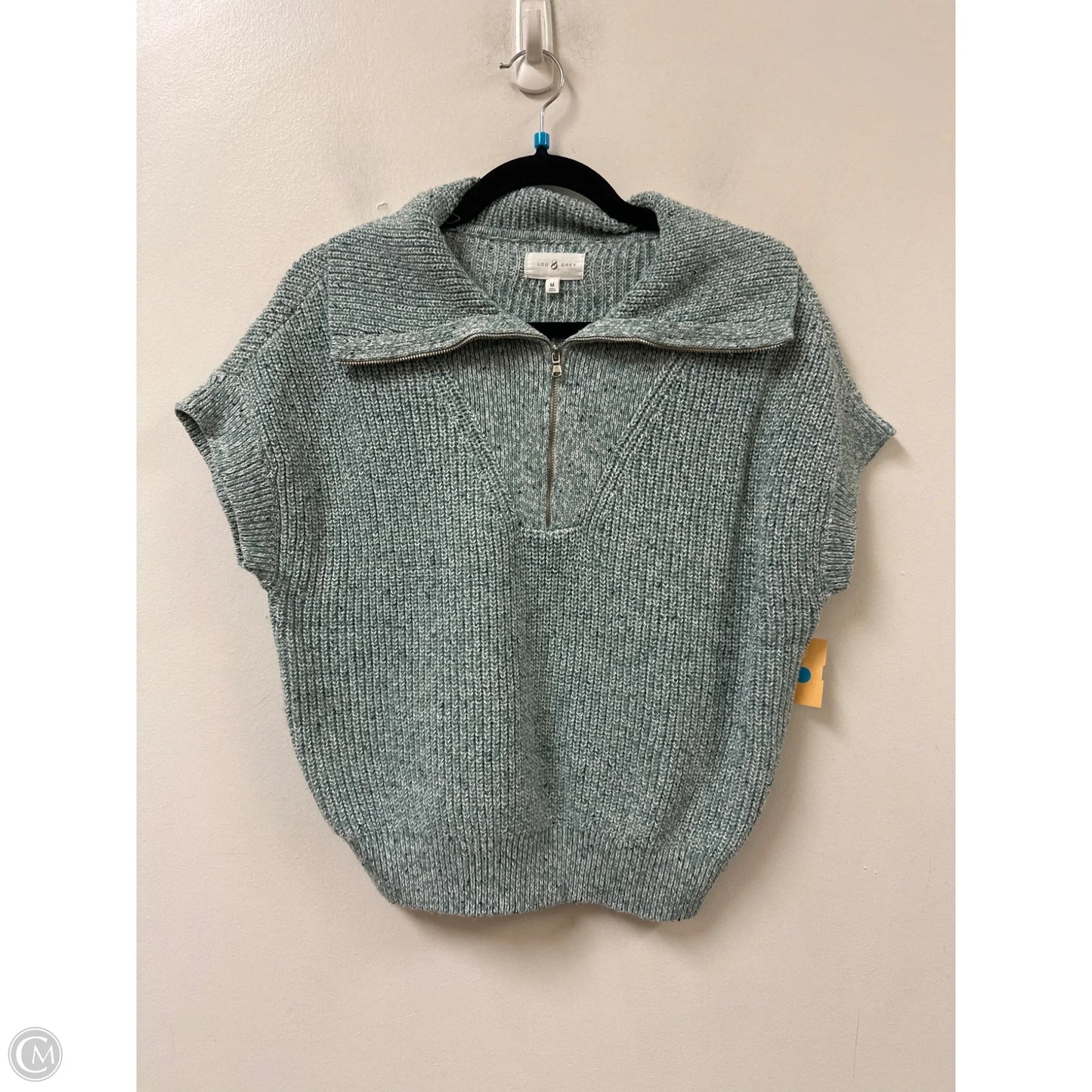 Sweater Short Sleeve By Lou And Grey In Green, Size: M