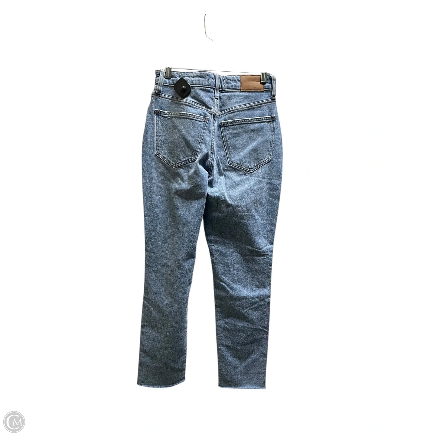 Jeans Straight By Madewell In Blue Denim, Size: 0