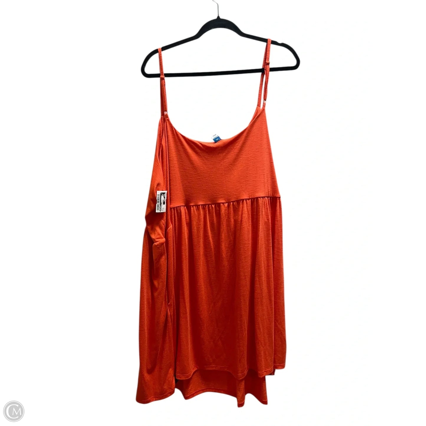 Top Sleeveless By Old Navy In Orange, Size: 4x