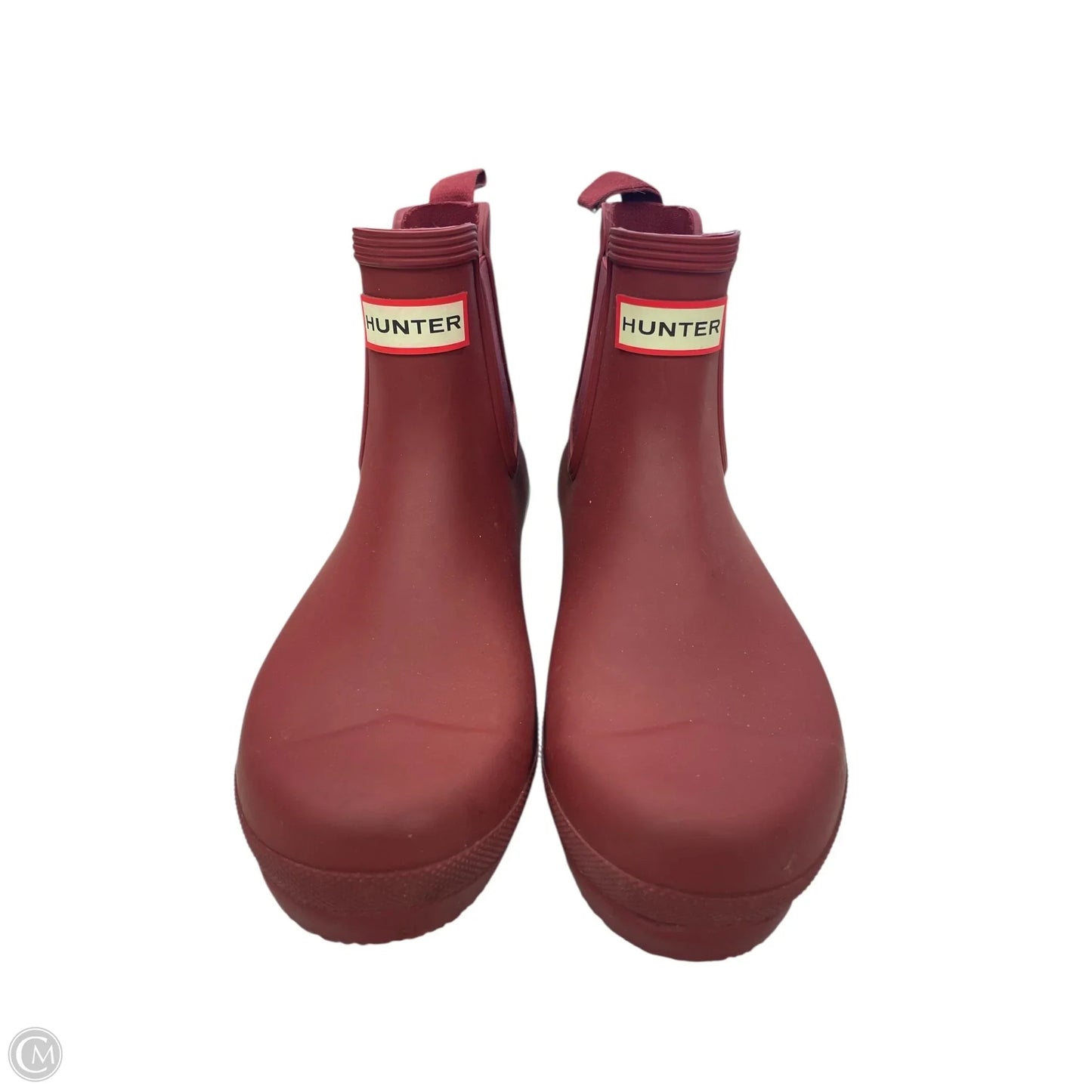 Boots Ankle Flats By Hunter In Red, Size: 9