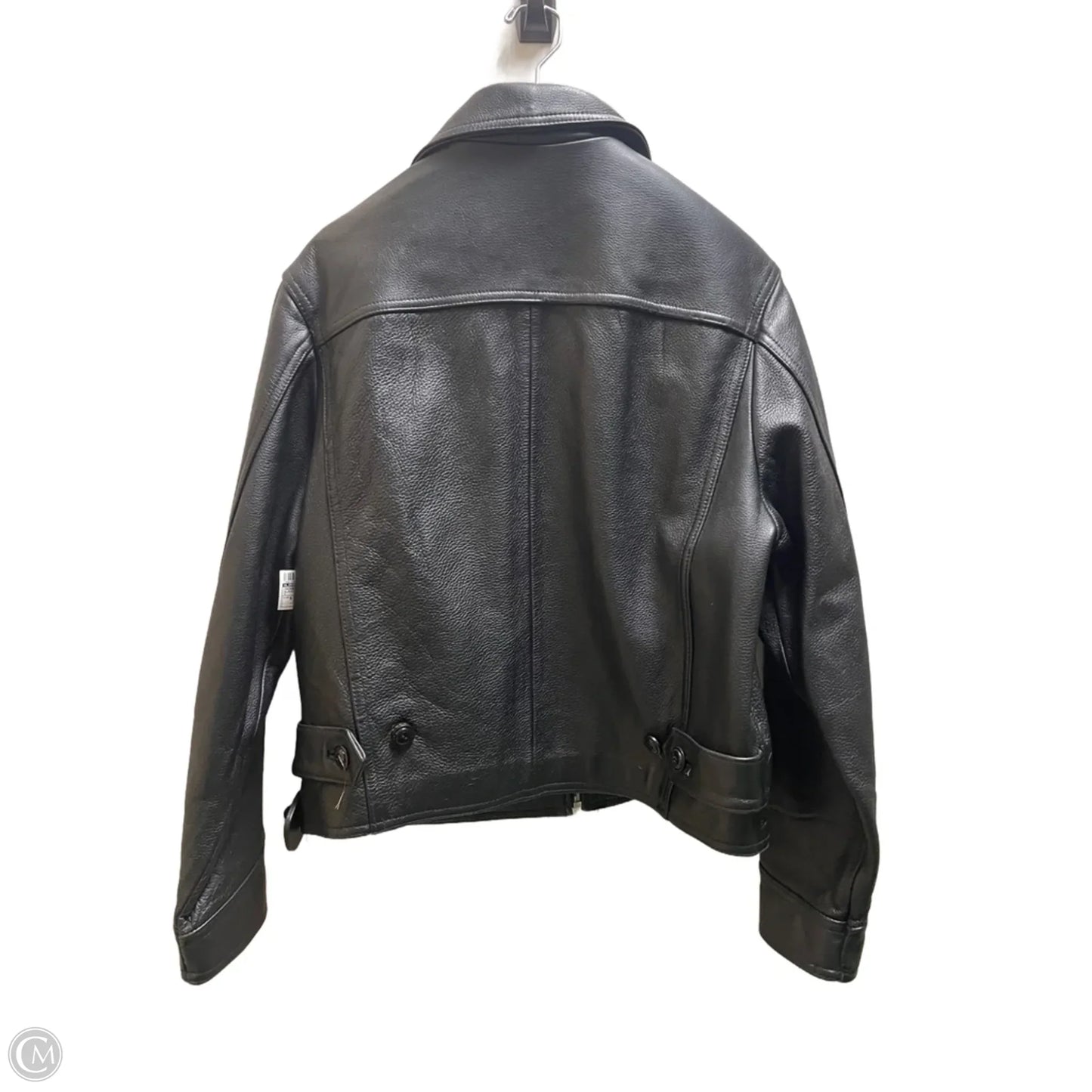 Jacket Leather By Limited In Black, Size: S