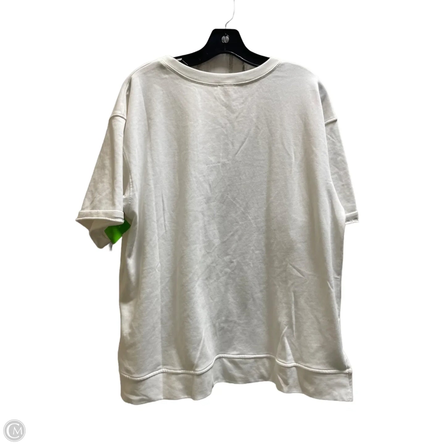 Top Short Sleeve By Jodifl In White, Size: L