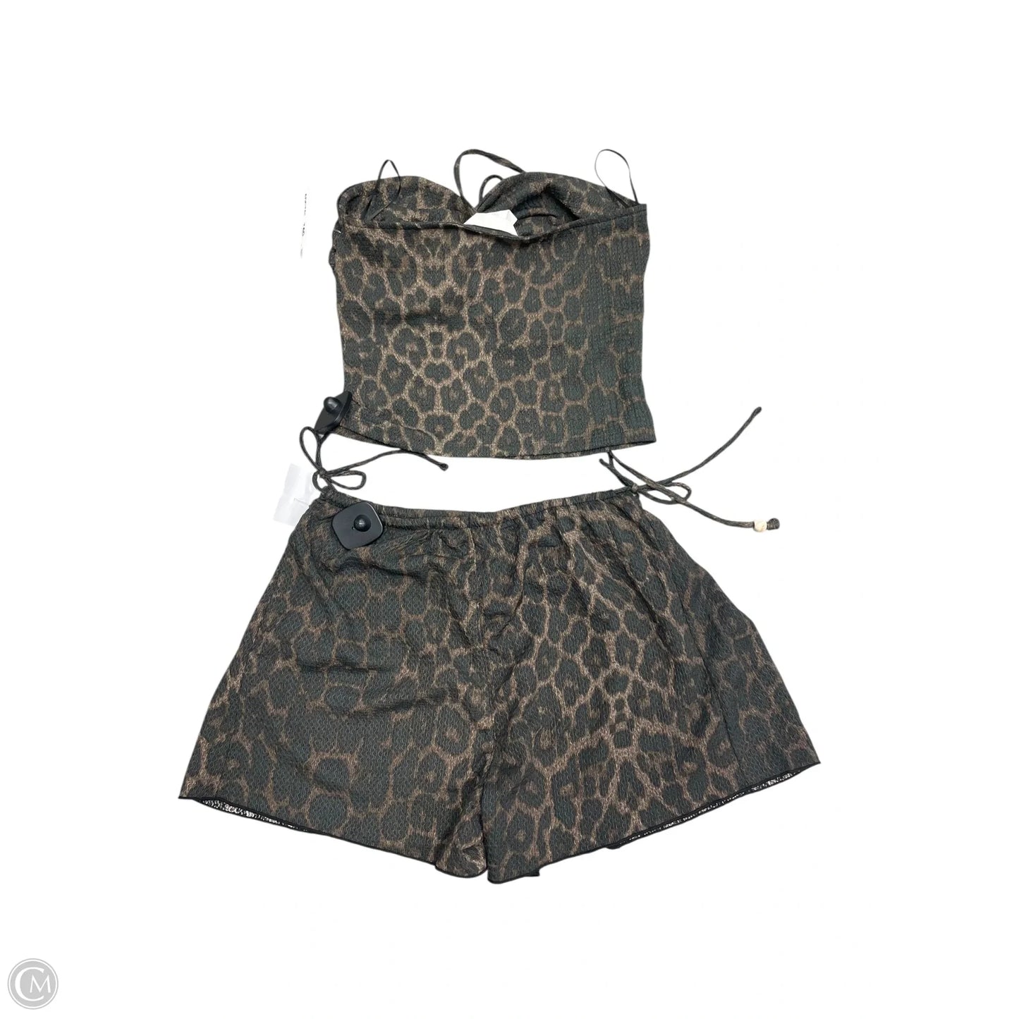 Skirt Set 2pc By H&m In Animal Print, Size: S