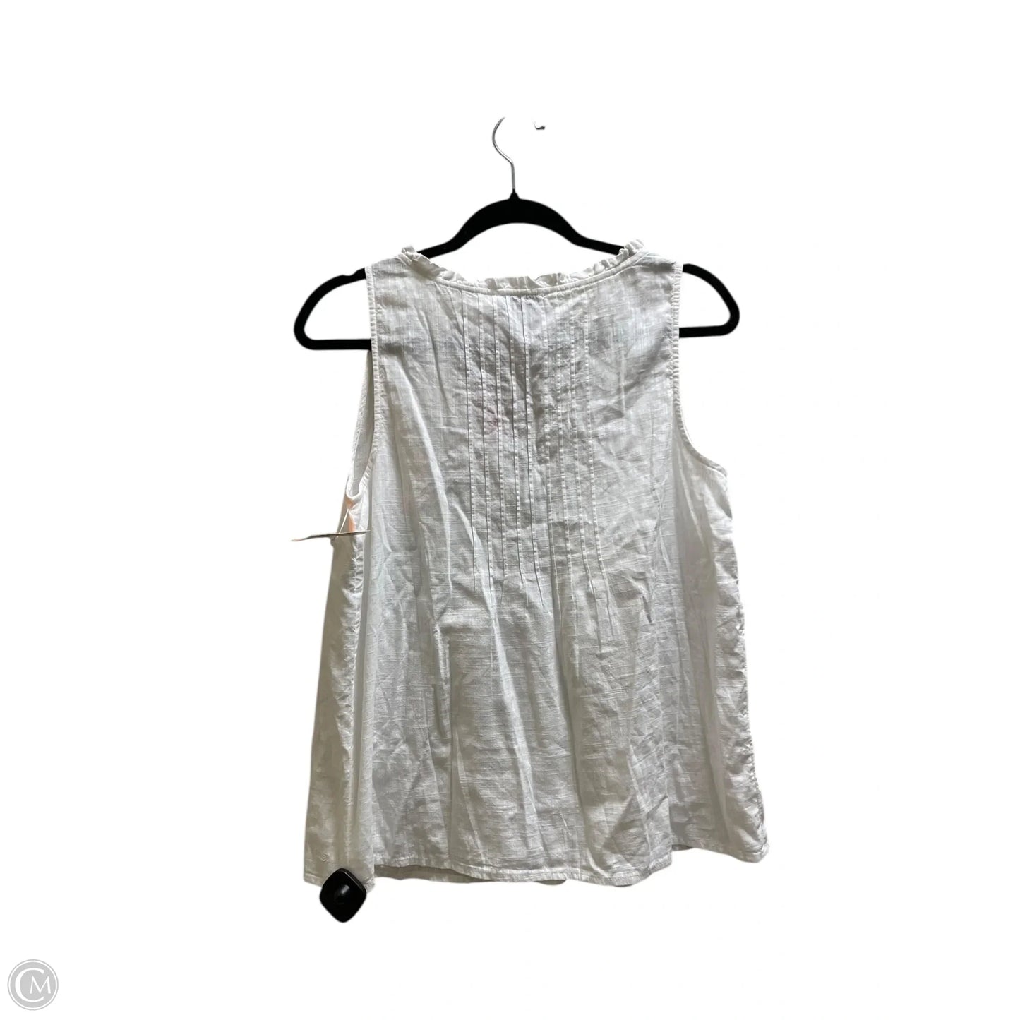 Top Sleeveless By Vineyard Vines In White, Size: S