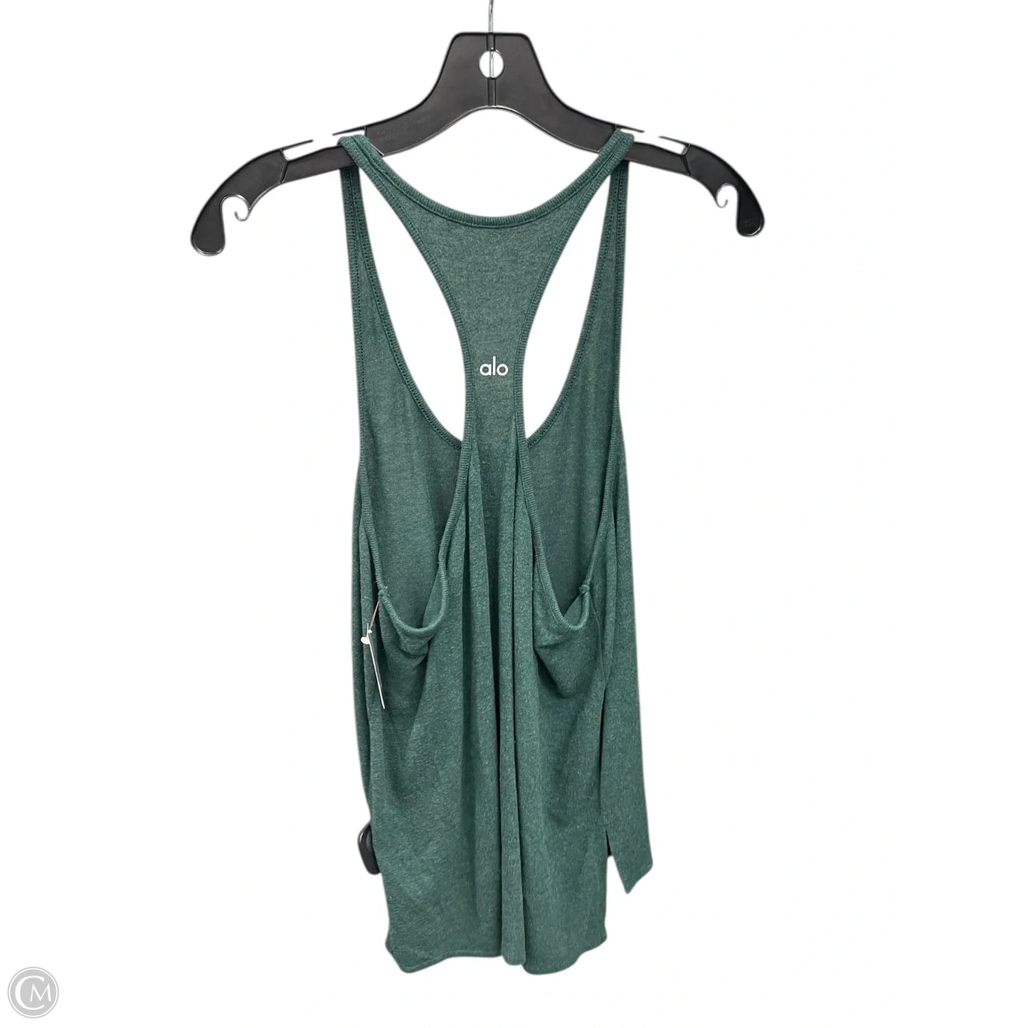 Top Sleeveless By Alo In Green, Size: S