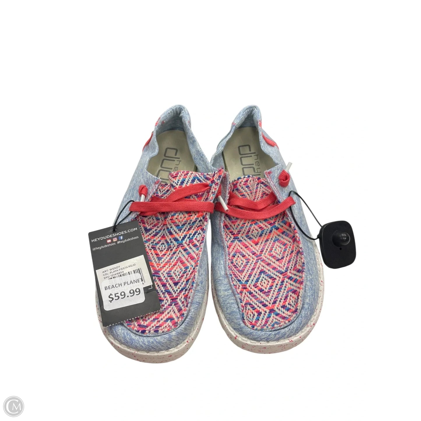 Shoes Flats By Hey Dude In Blue, Size: 10