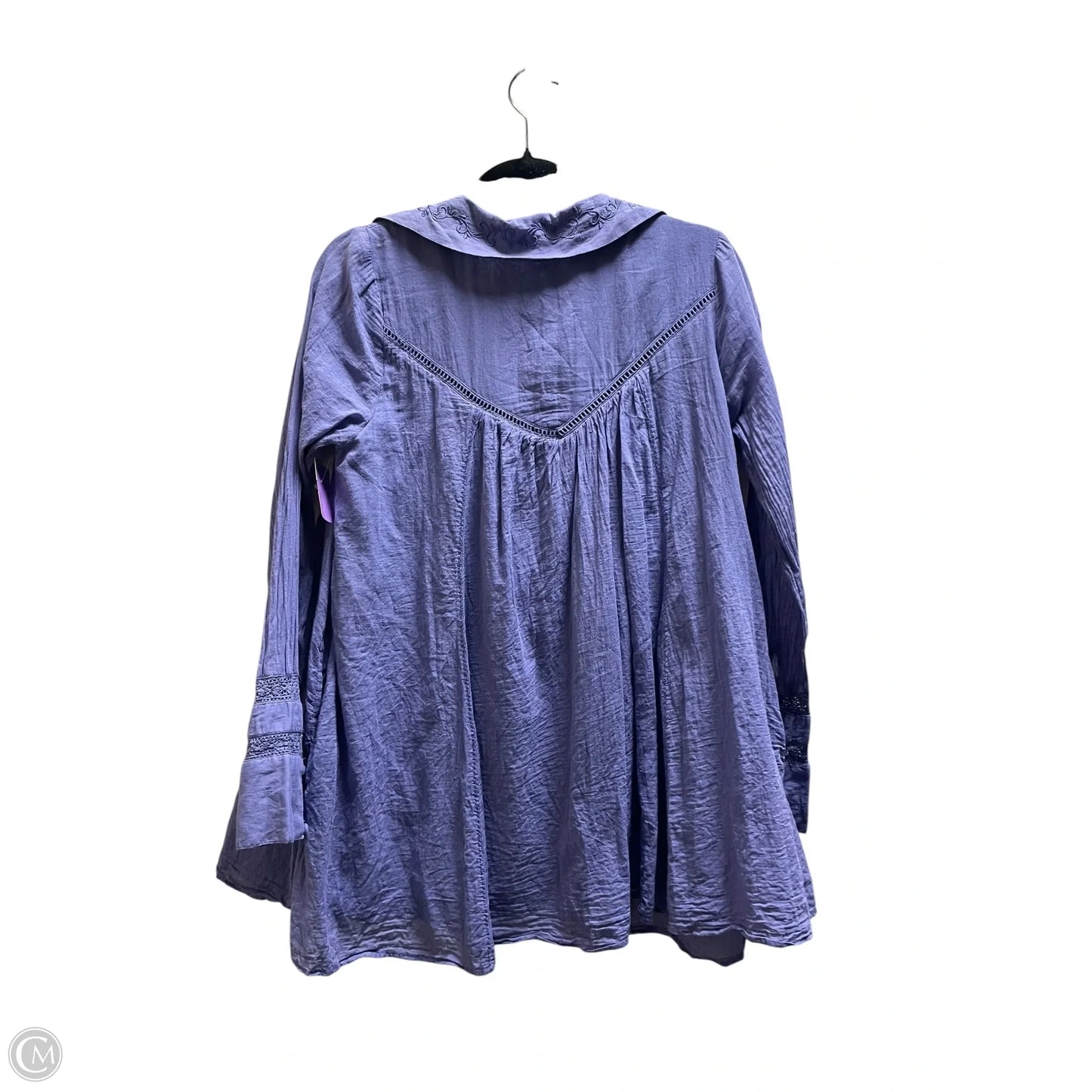 Top Long Sleeve By Free People In Blue, Size: Xs