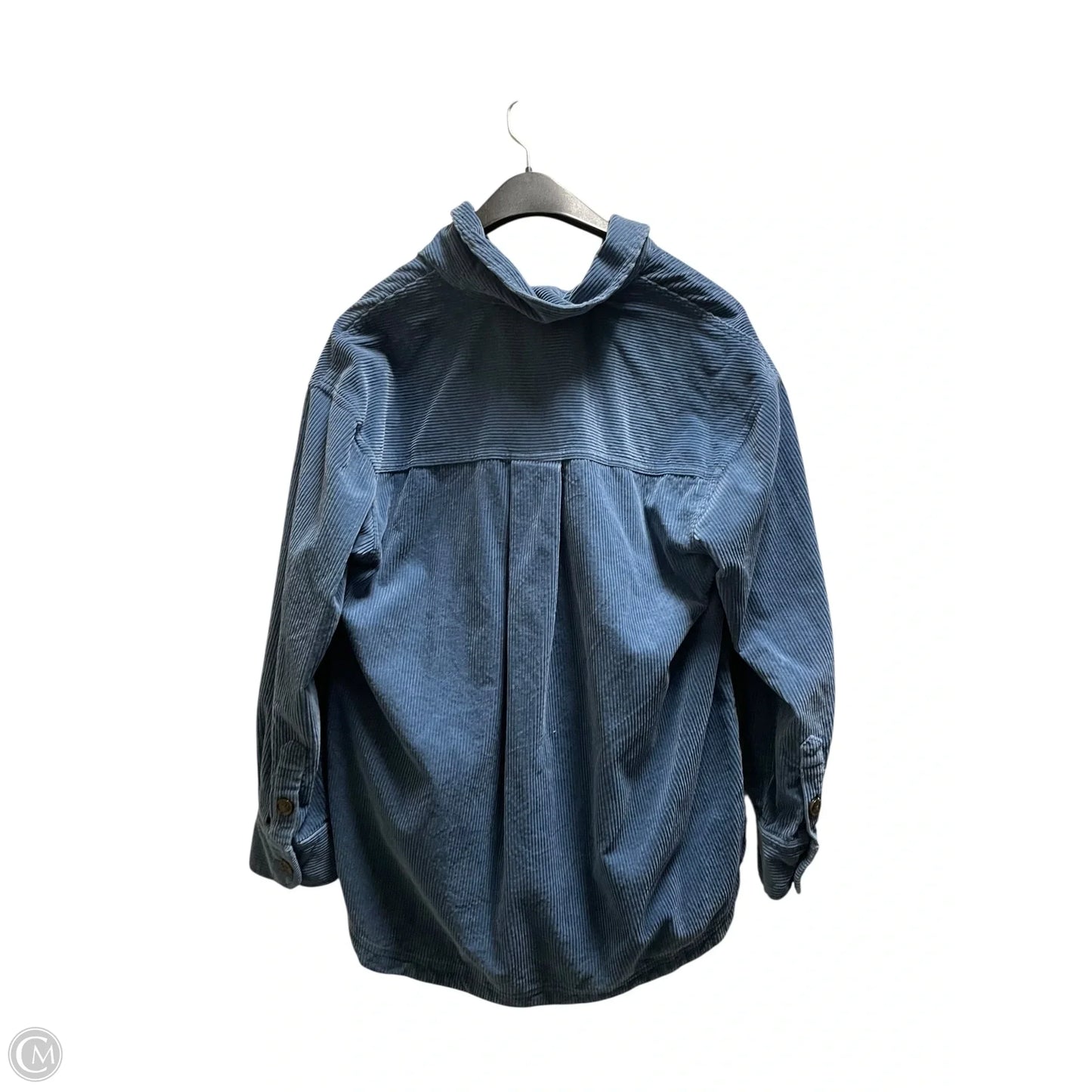 Jacket Fleece By Madewell In Blue, Size: S