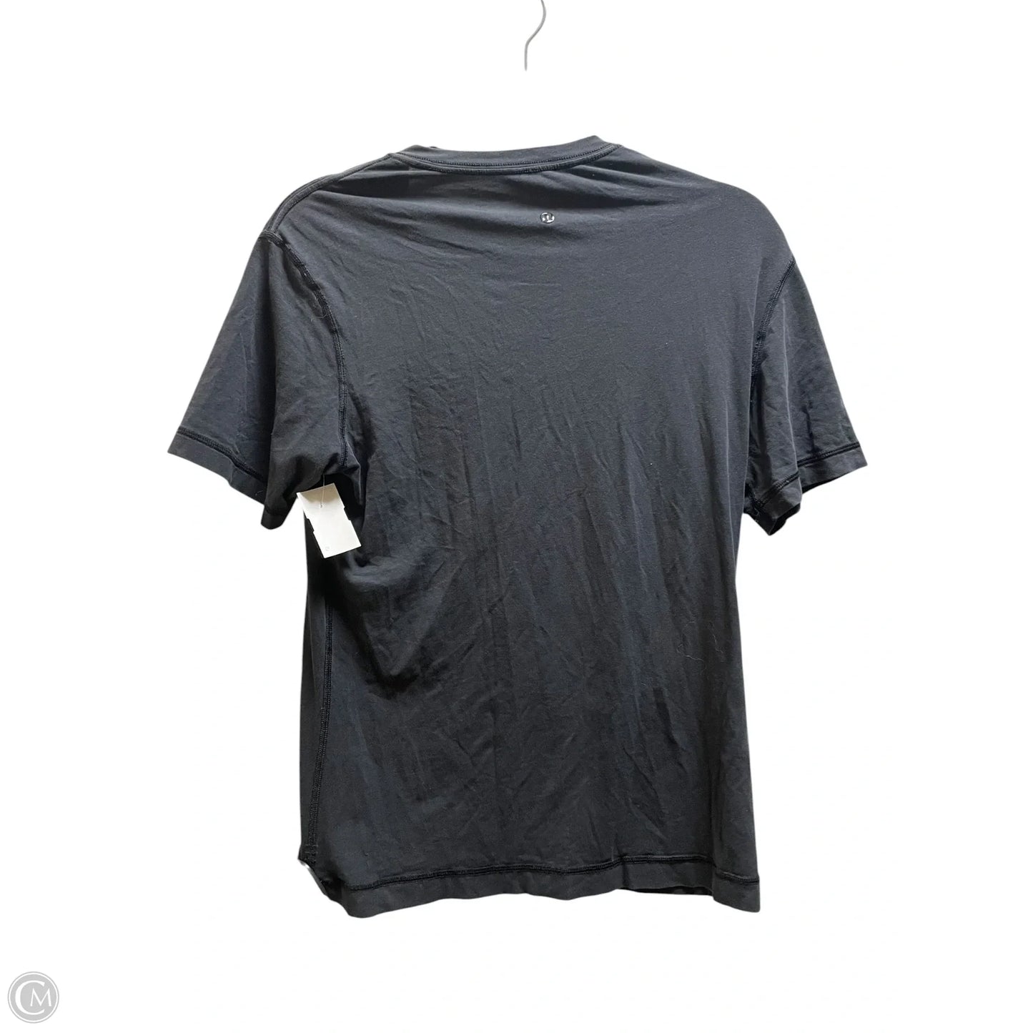 Top Short Sleeve By Lululemon In Black, Size: S